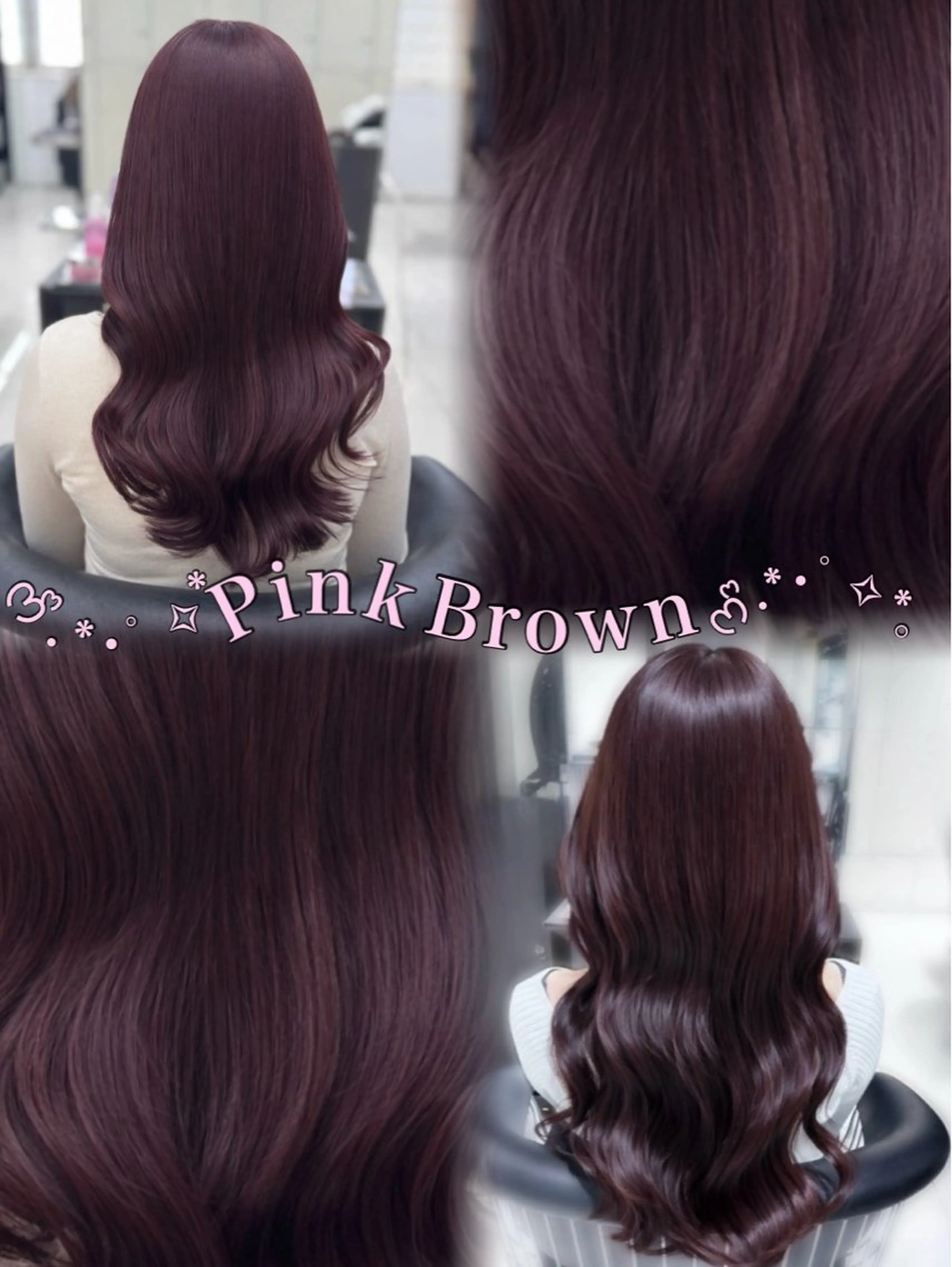 ロング ヘアカラー つや髪ᰔᩚ暖色 カラーYui🩰のヘアスタイル