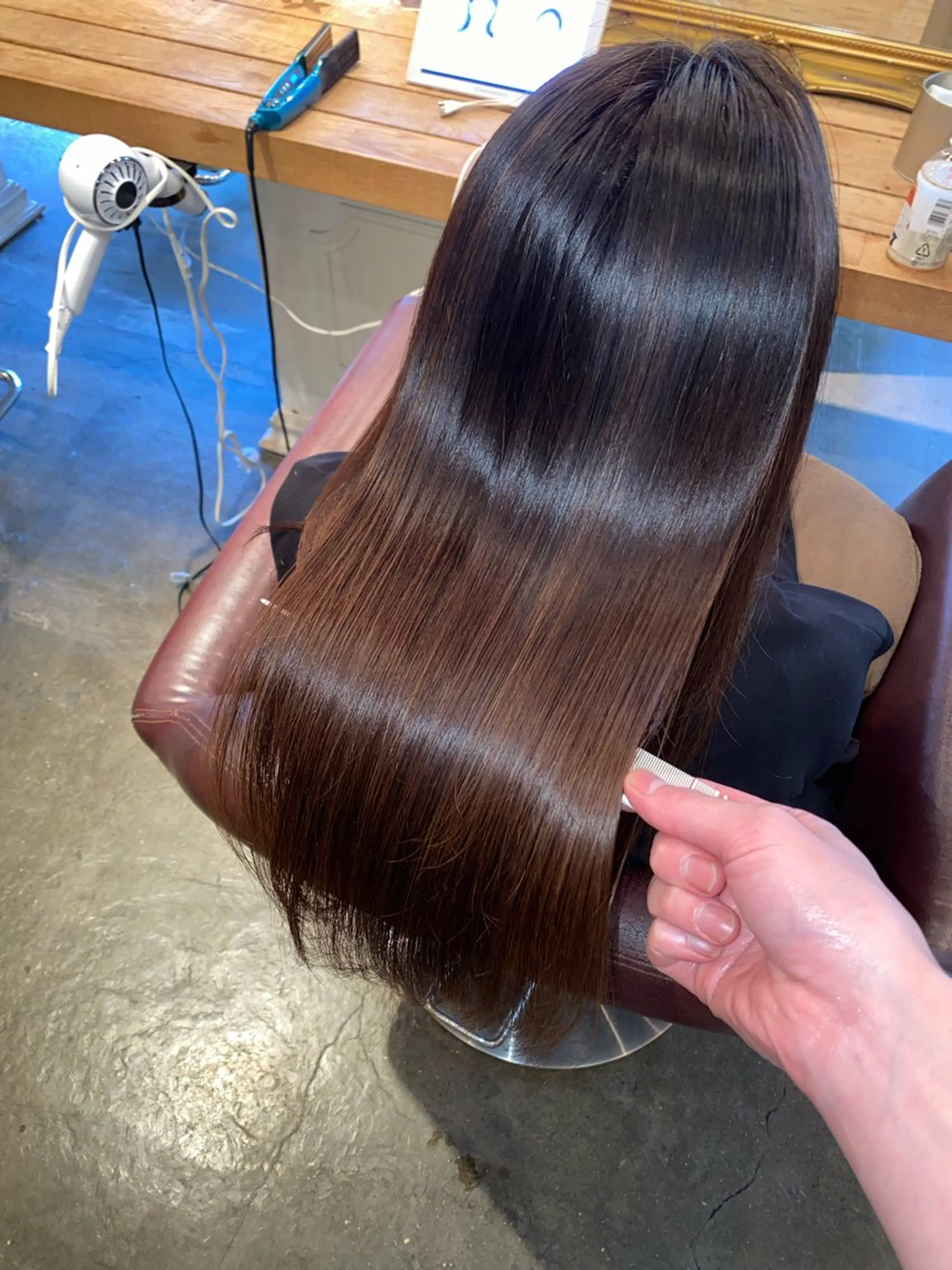 セミロング カット トリートメント 髪質改善／美髪矯正 林田和真のヘアスタイル