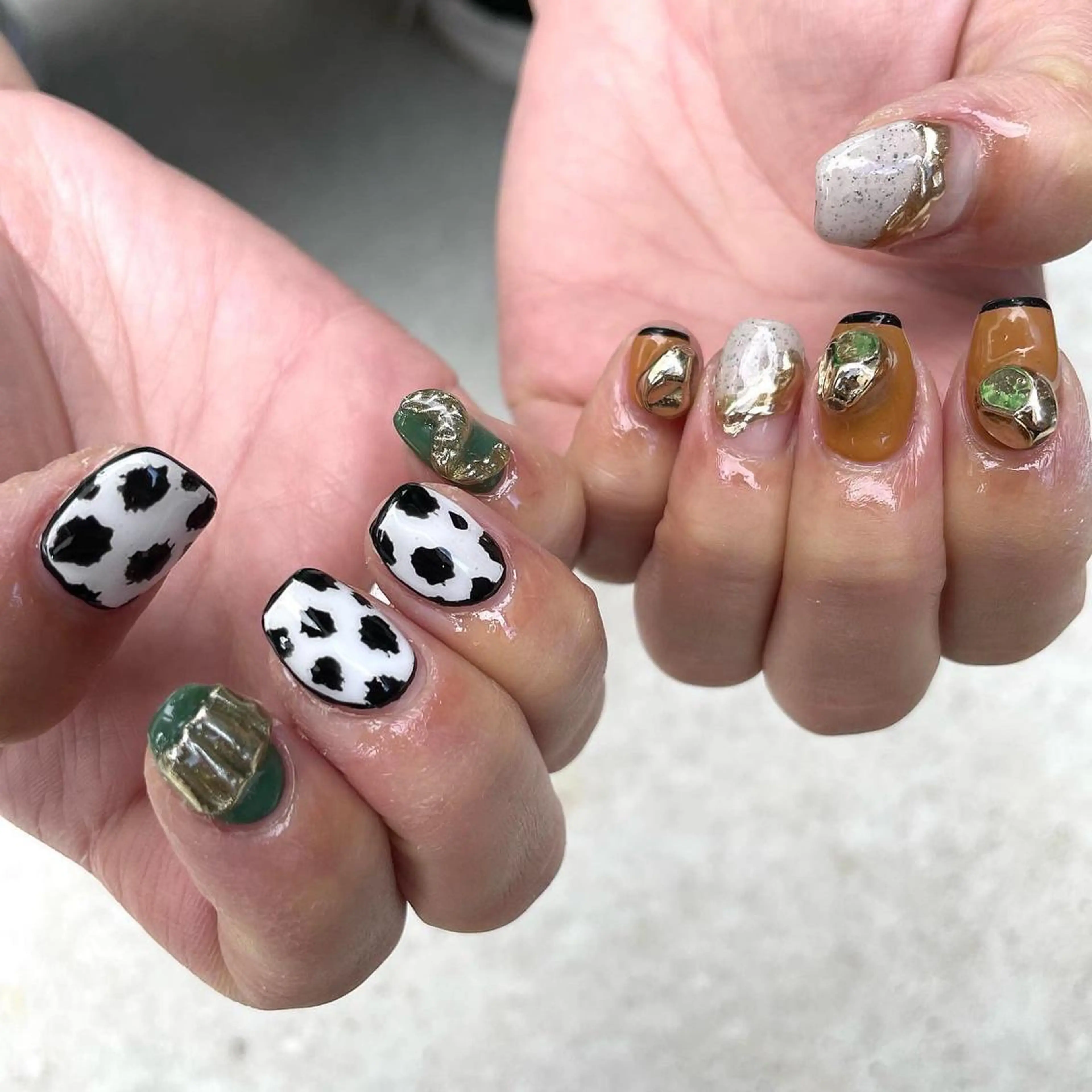 ネイル ハンドネイル Sea  nail by emaのネイルデザイン