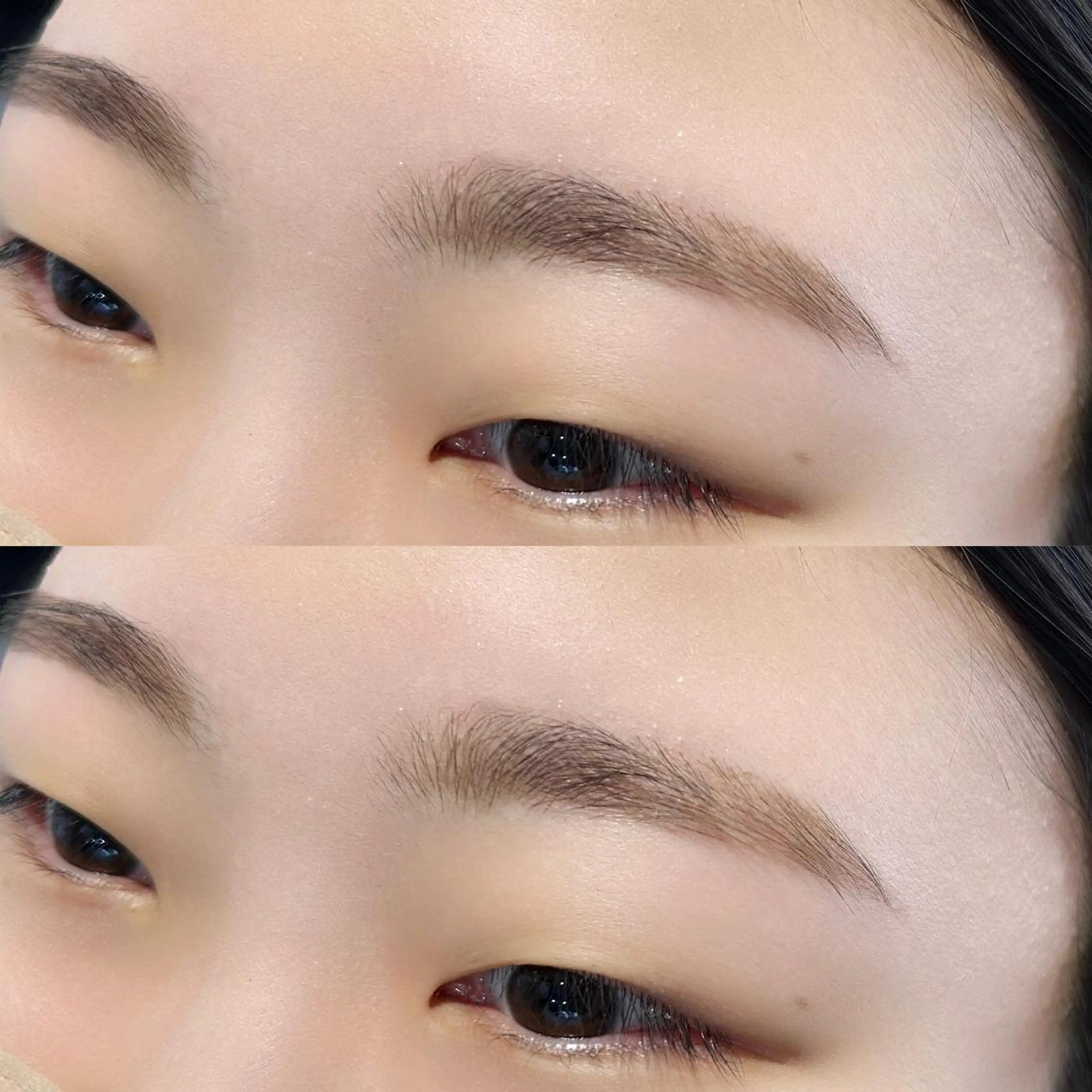 アイブロウ ワックス脱毛 眉カット 🎀🩶韓国風束感 エク/マナミ🪽のマツエク・マツパデザイン