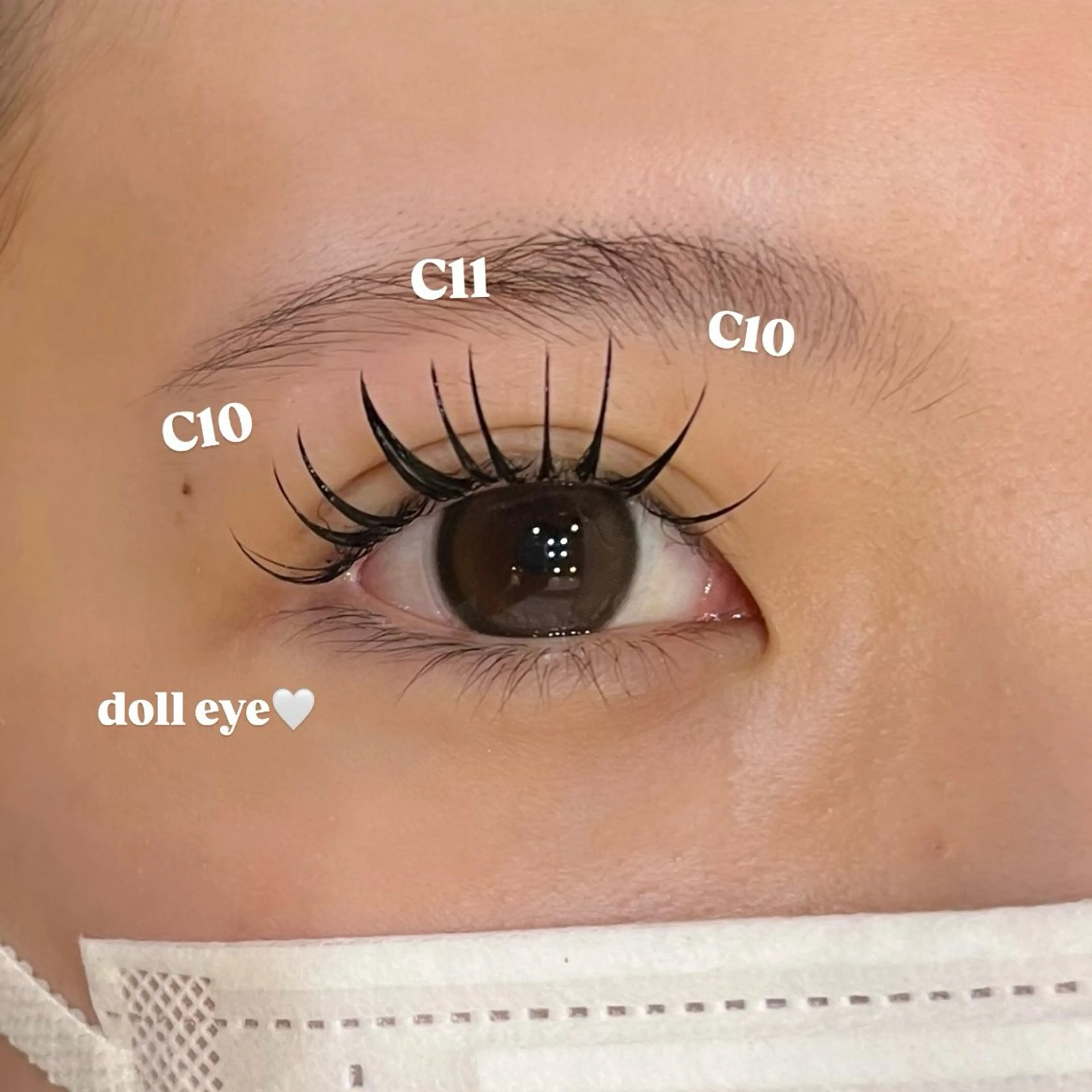 マツエク・マツパ マツエク EYELA甲府昭和♡ adachiのマツエク・マツパデザイン