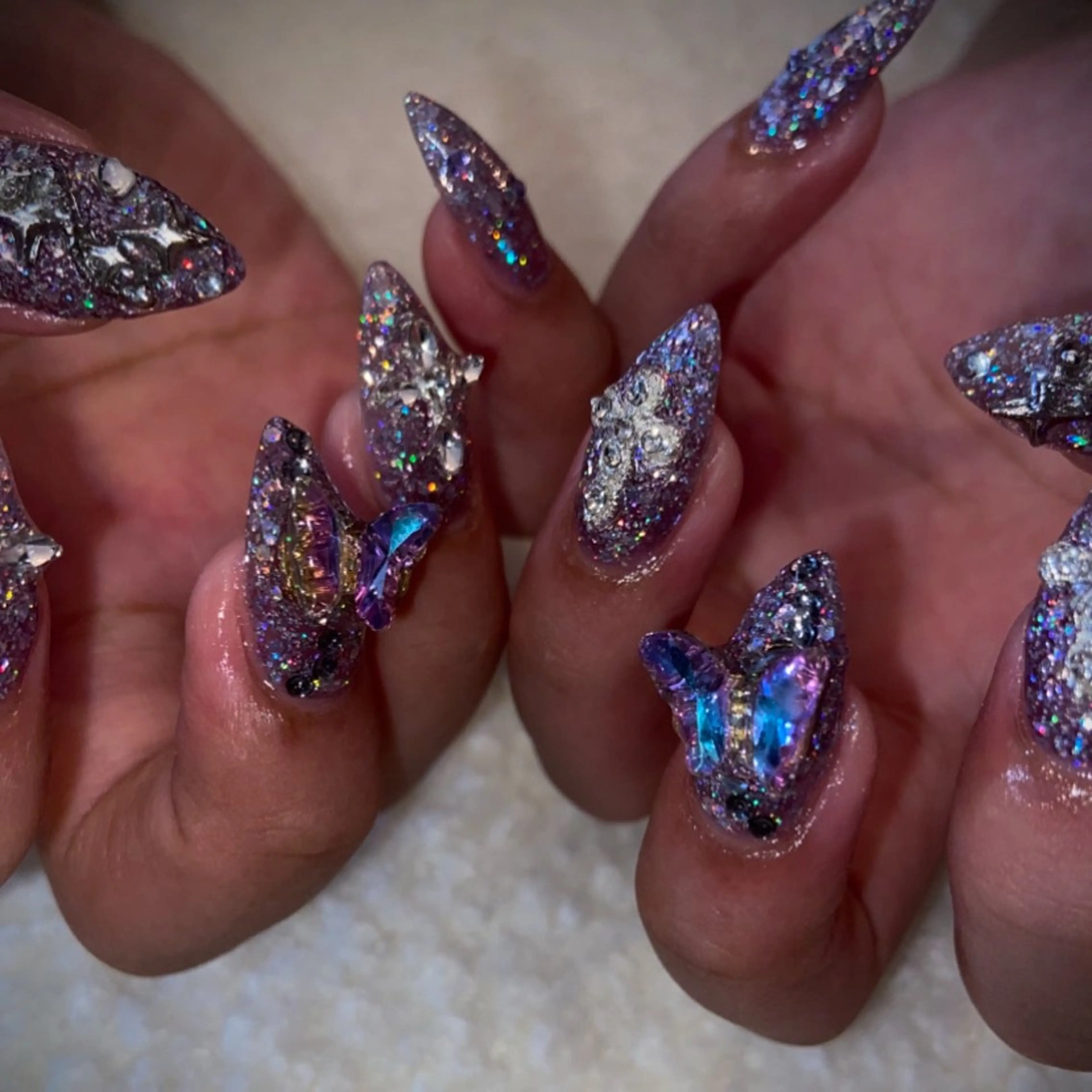 ネイル 💎ラピスラズリ💎 rionaのネイルデザイン