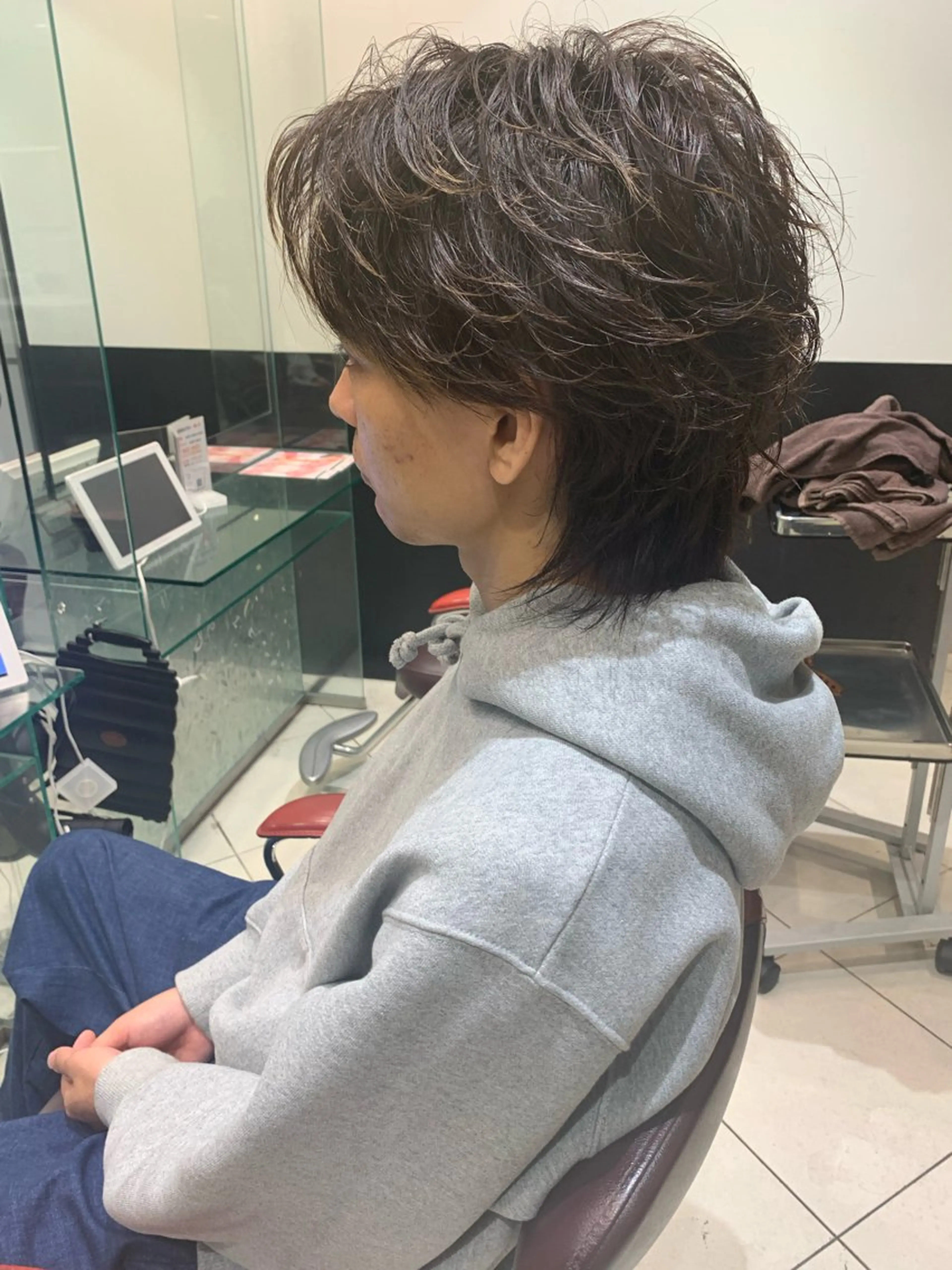 メンズ カット パーマ トリートメント ヘアセット ✨上村 潤平✨メンズヘア✨のヘアスタイル