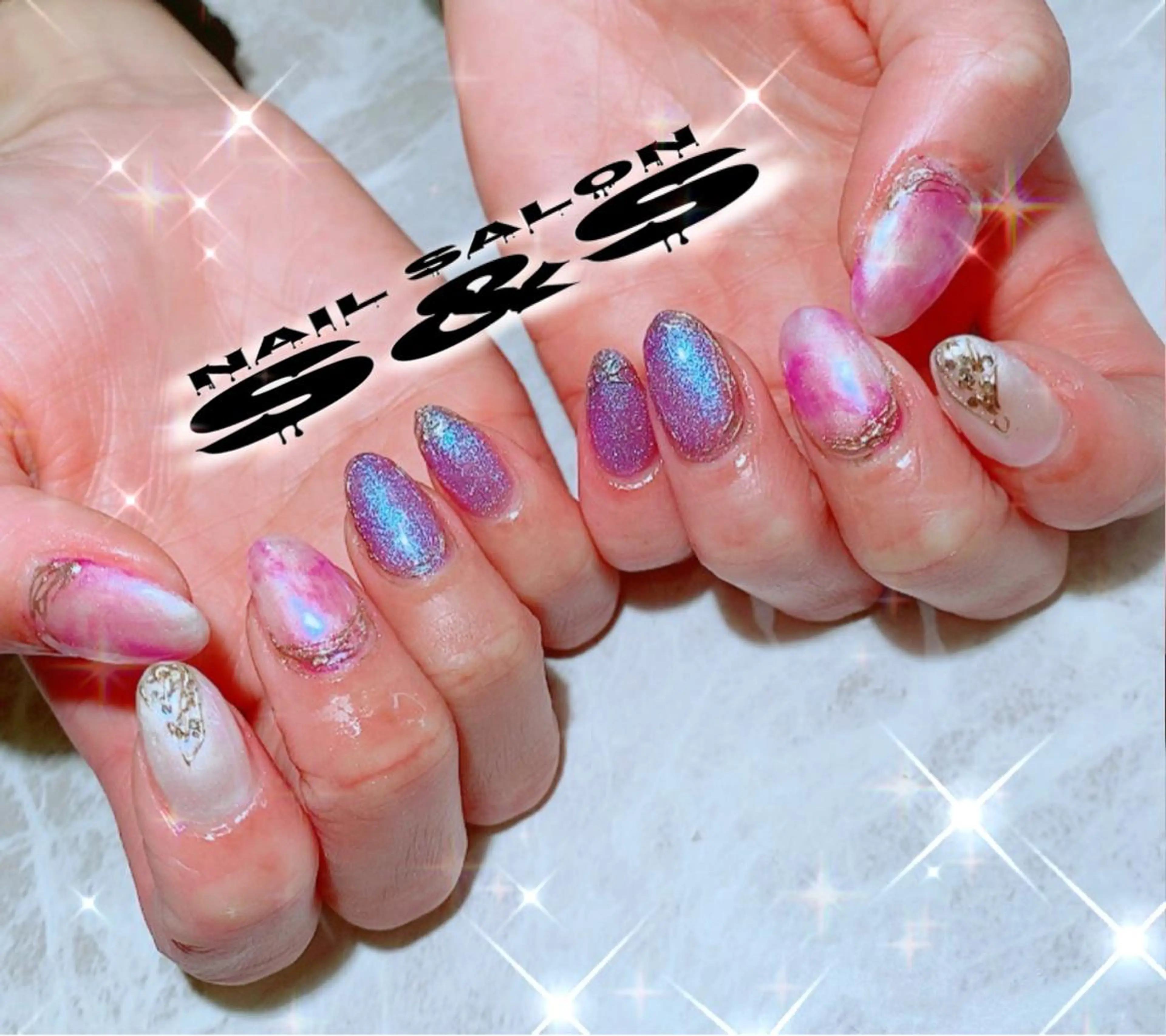 ネイル 長さ出し メンズネイル 持ち込み スカルプネイル S&S 村田小百合のネイルデザイン