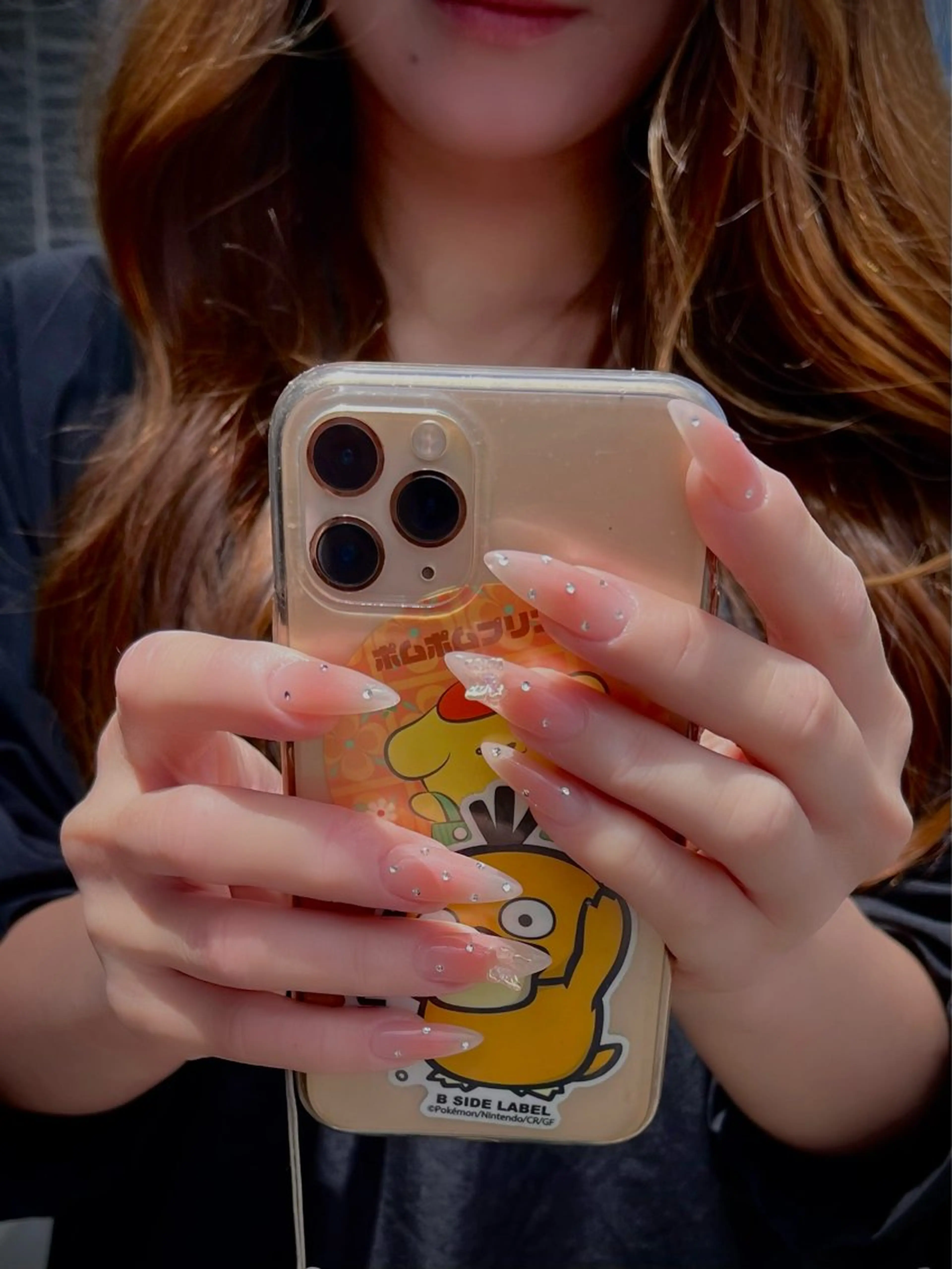 ネイル フットネイル キラキラネイル マグネットネイル ワンカラーネイル スカルプネイル nine.🦋 YUKOのネイルデザイン