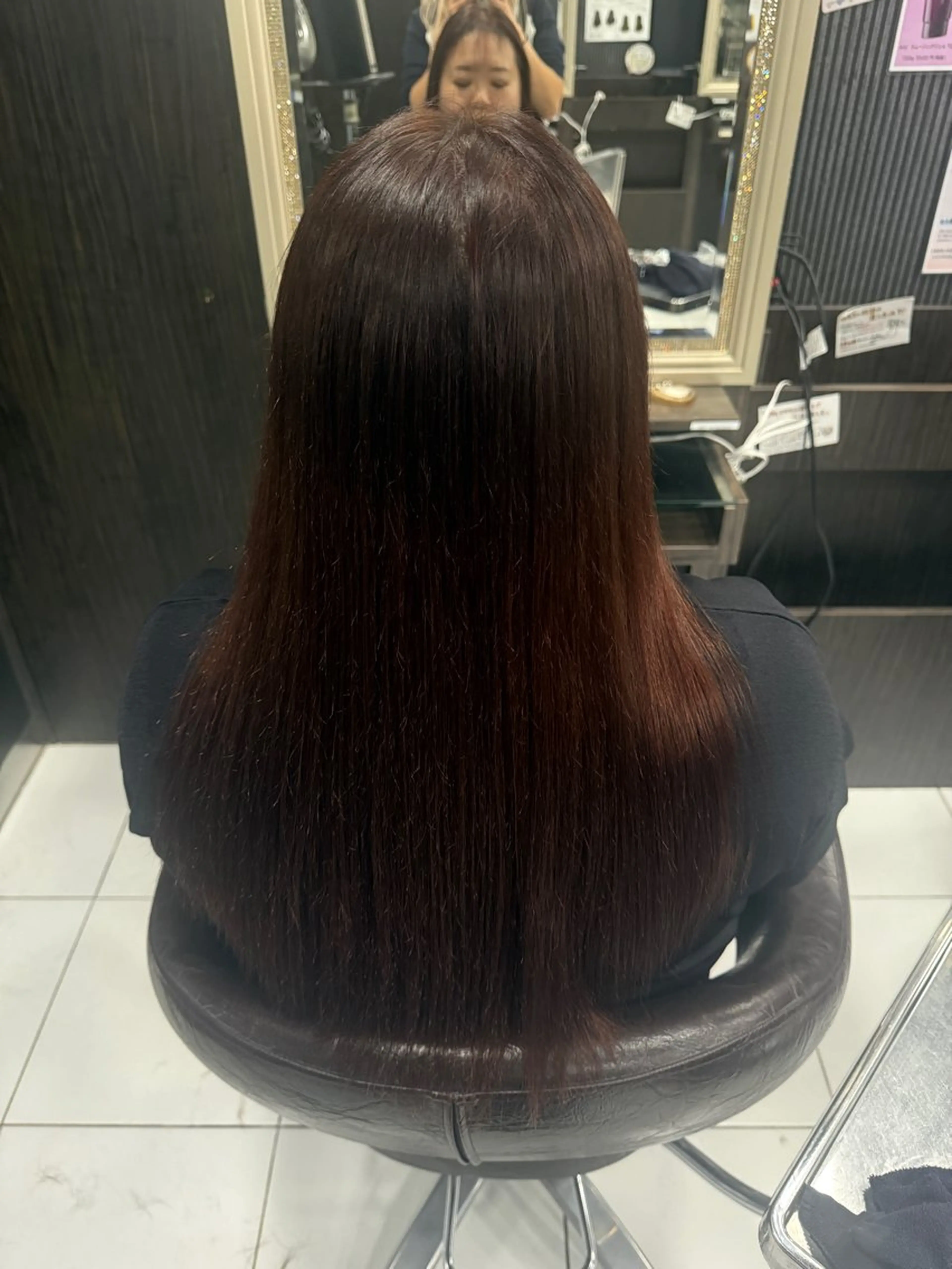 ロング ブリーチ・カットモデ ル🎀serenaのヘアスタイル