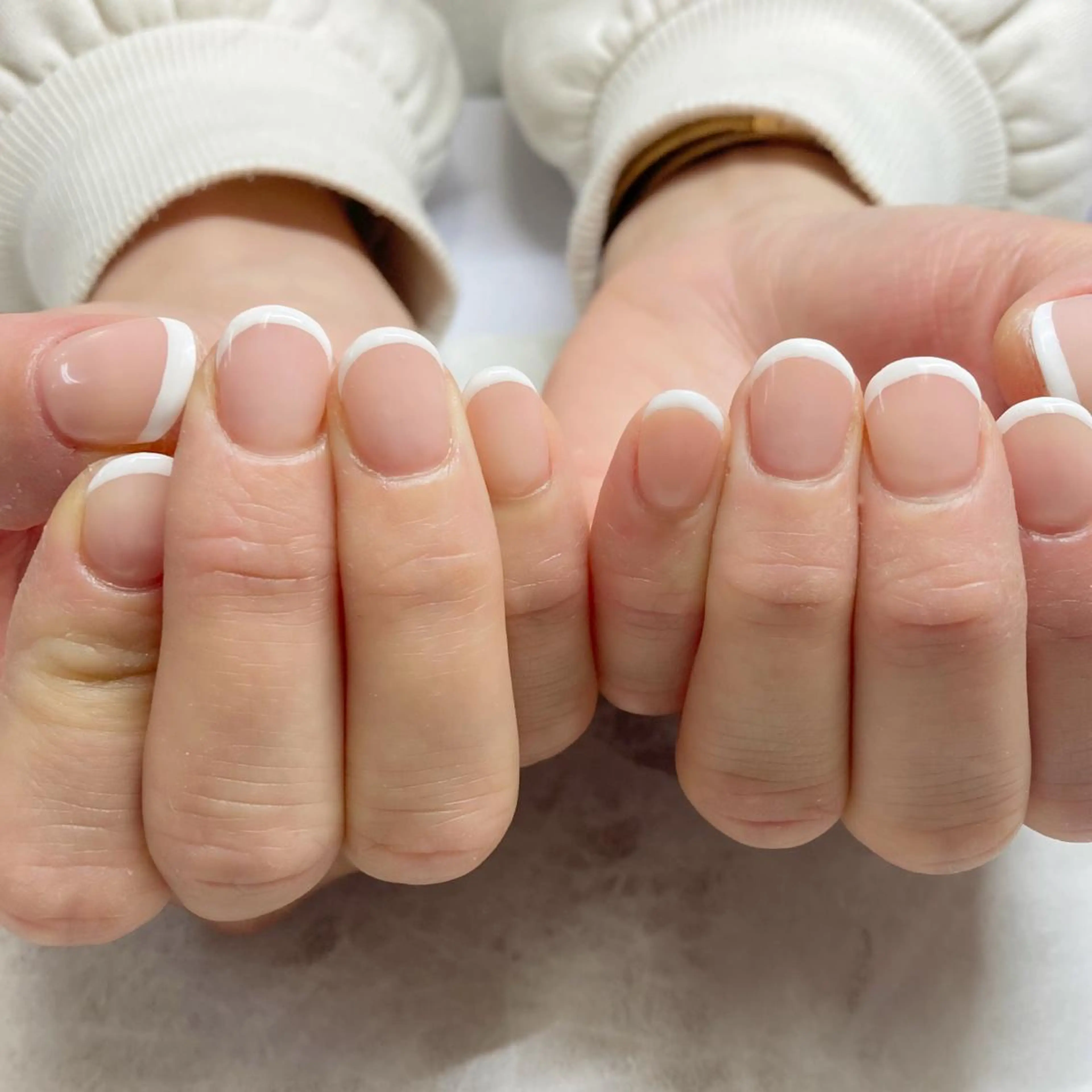 ネイル フレンチネイル RicottEYELASH&NAIL所属・下城 葵のエステ・リラクイメージ