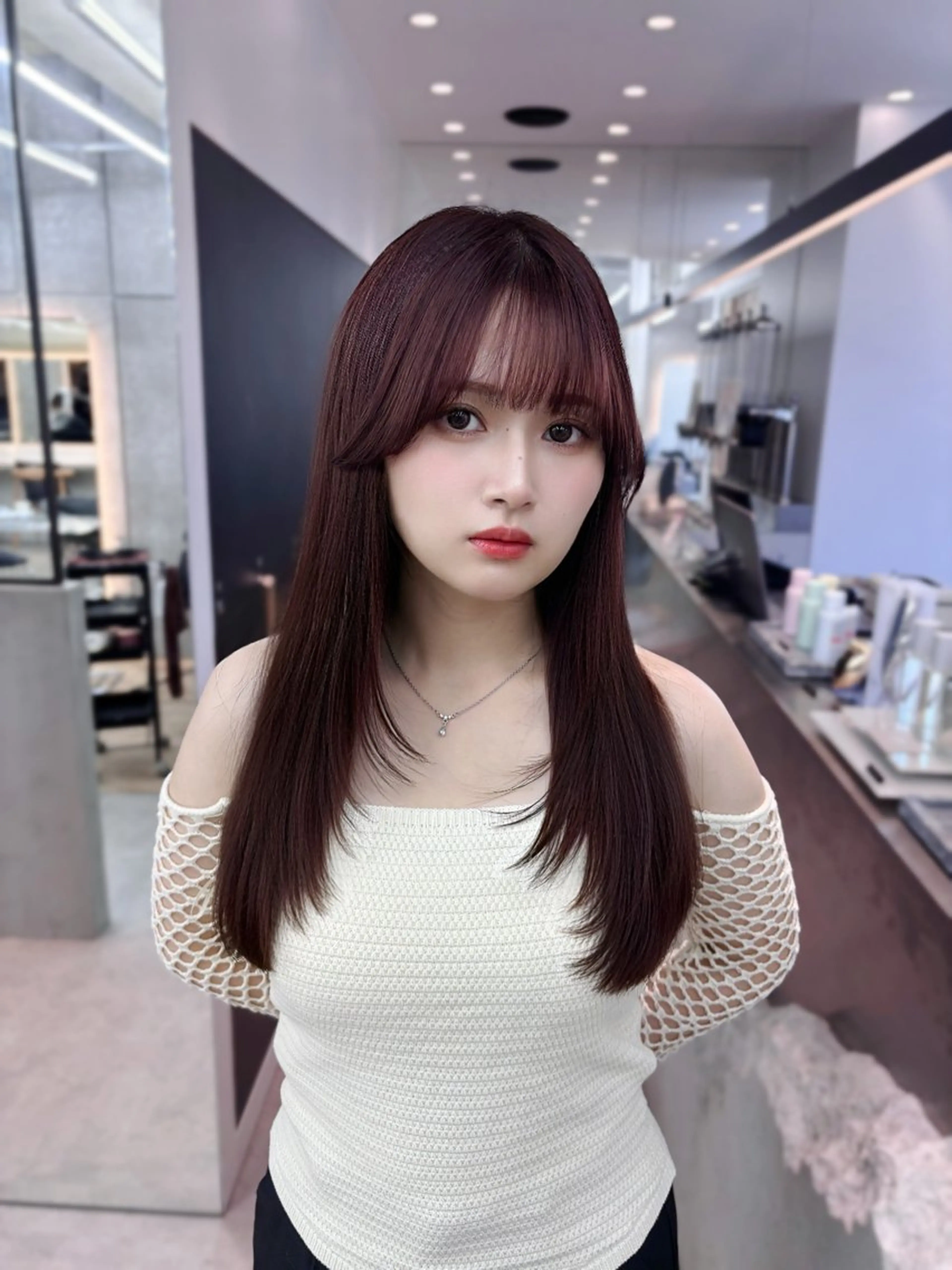 ロング カット ヘアカラー トリートメント 髪質改善/縮毛矯正/ 韓国ヘア/矢野のヘアスタイル