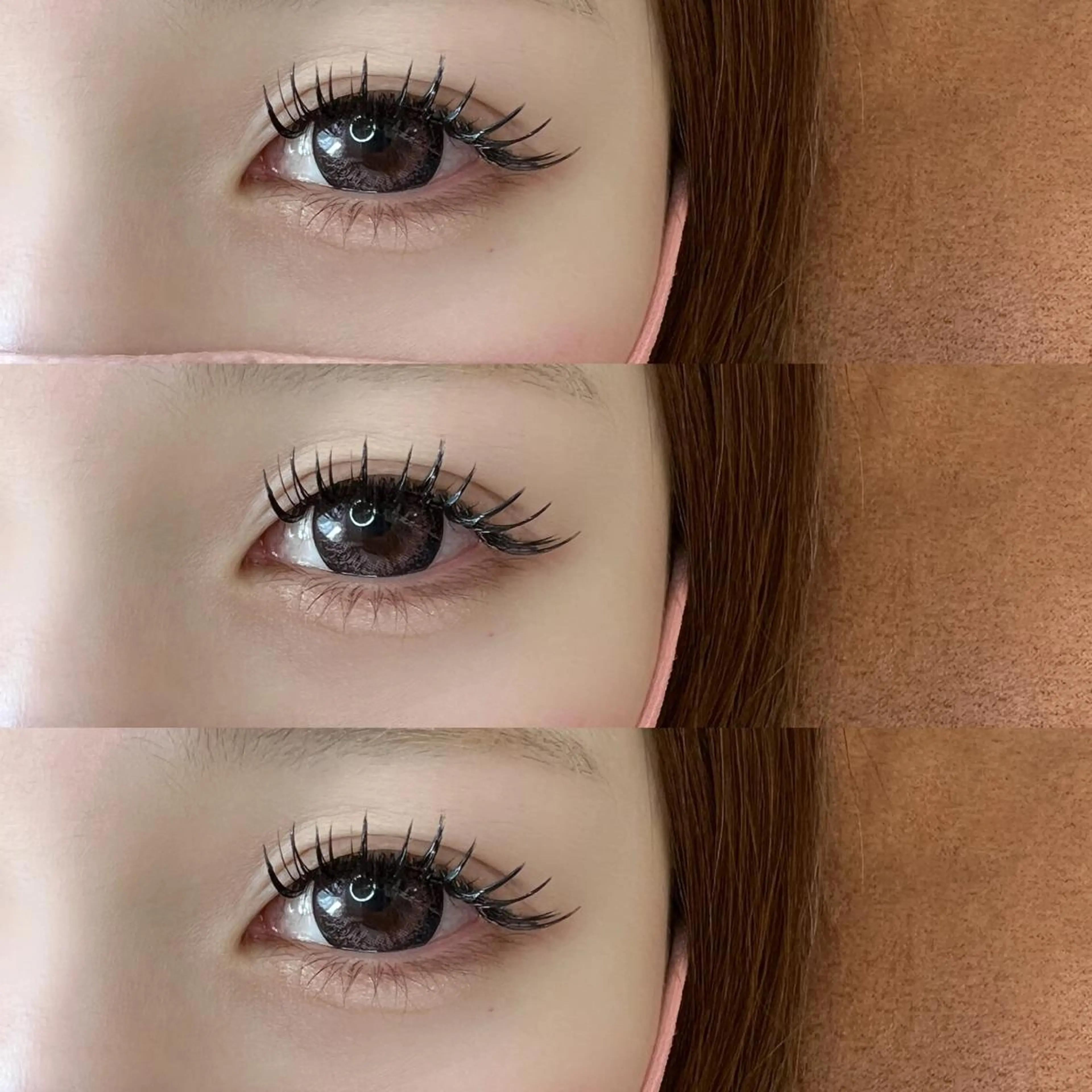 マツエク・マツパ 付け放題 フラットラッシュ マツエク 望月 菜奈のマツエク・マツパデザイン