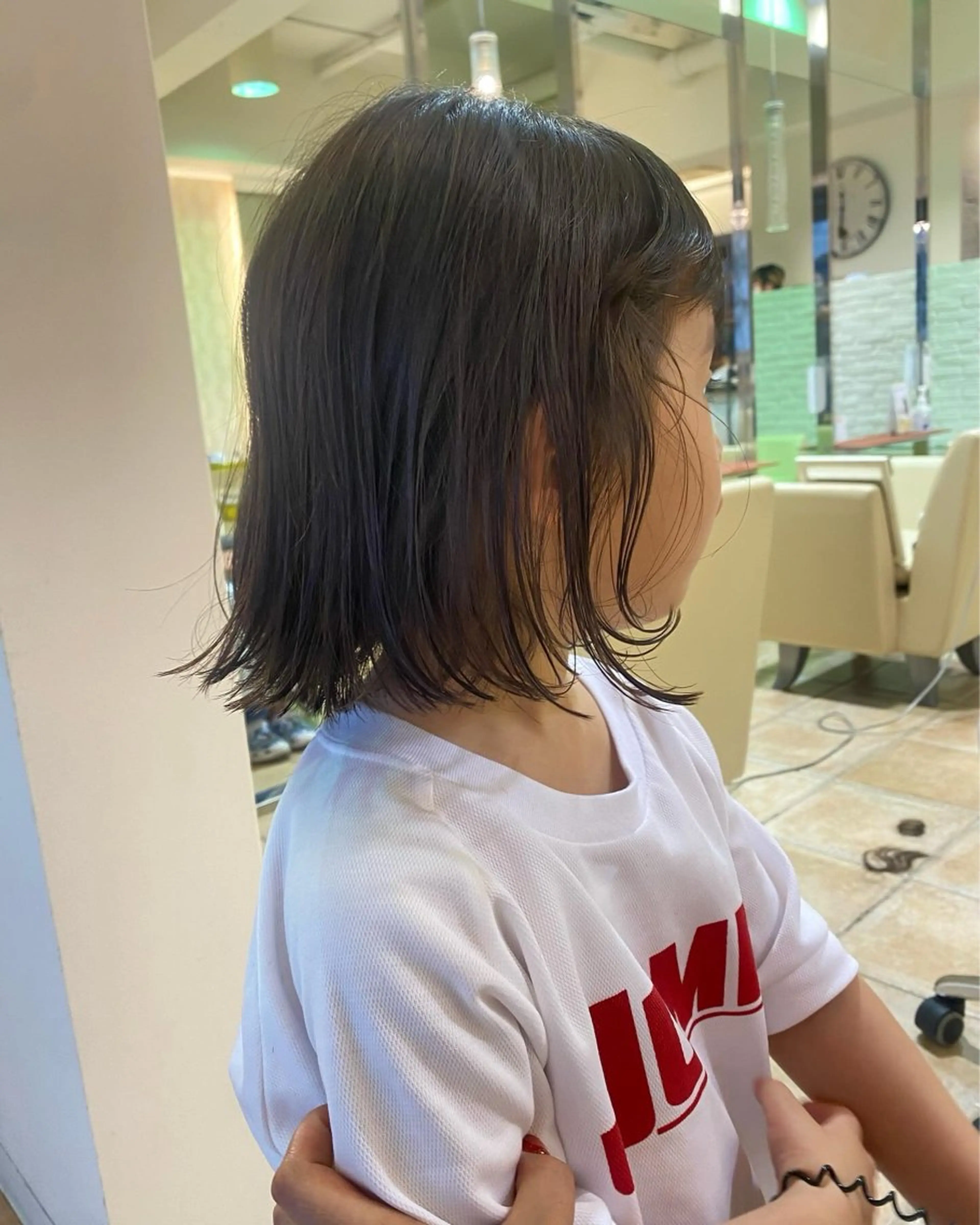 ミディアム キッズ Fuse所属・Hana ⭐️カラーモデル募集のヘアスタイル