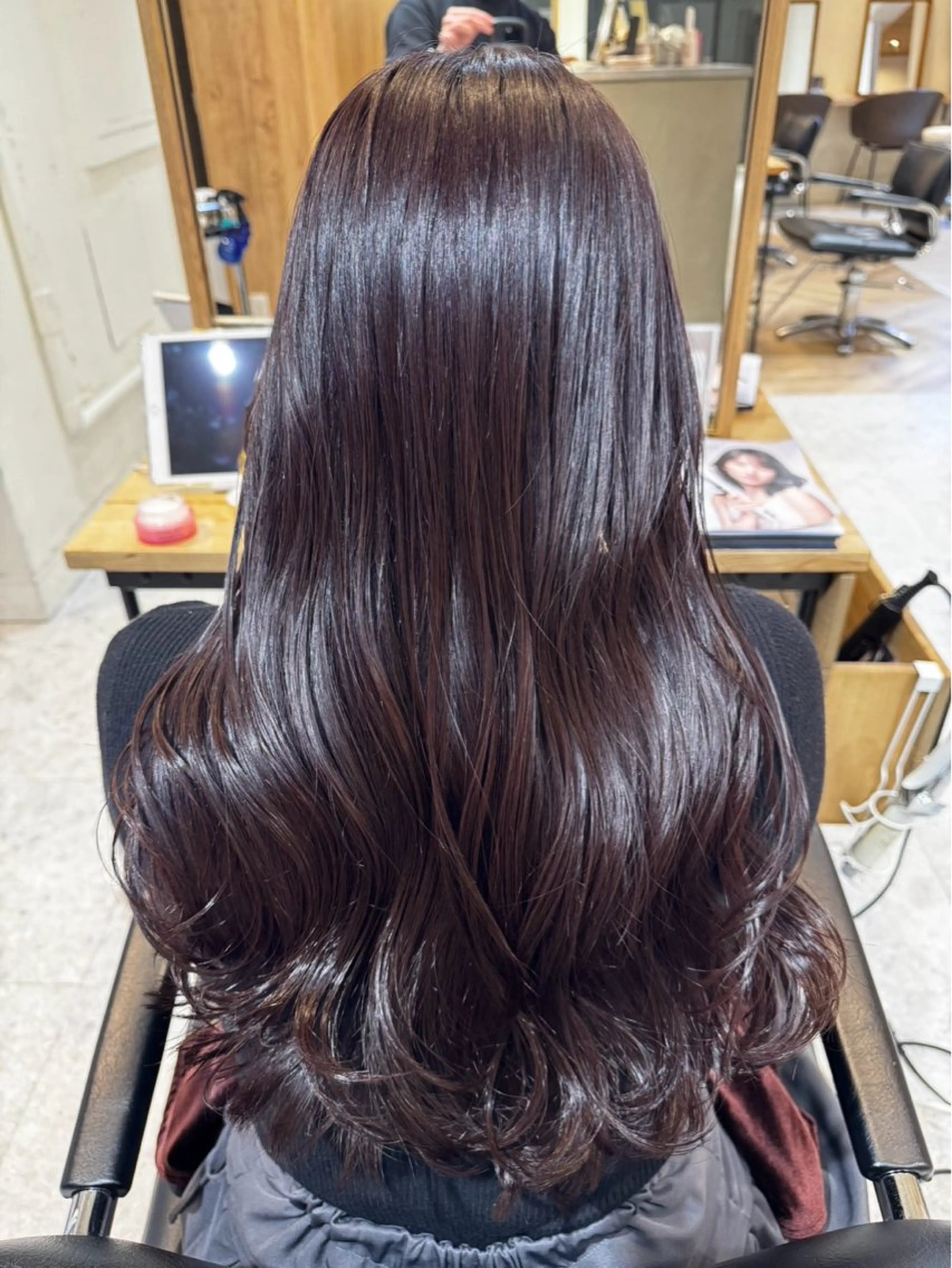 透明感ヘアカラー💎【ワンカラーモデル】の写真