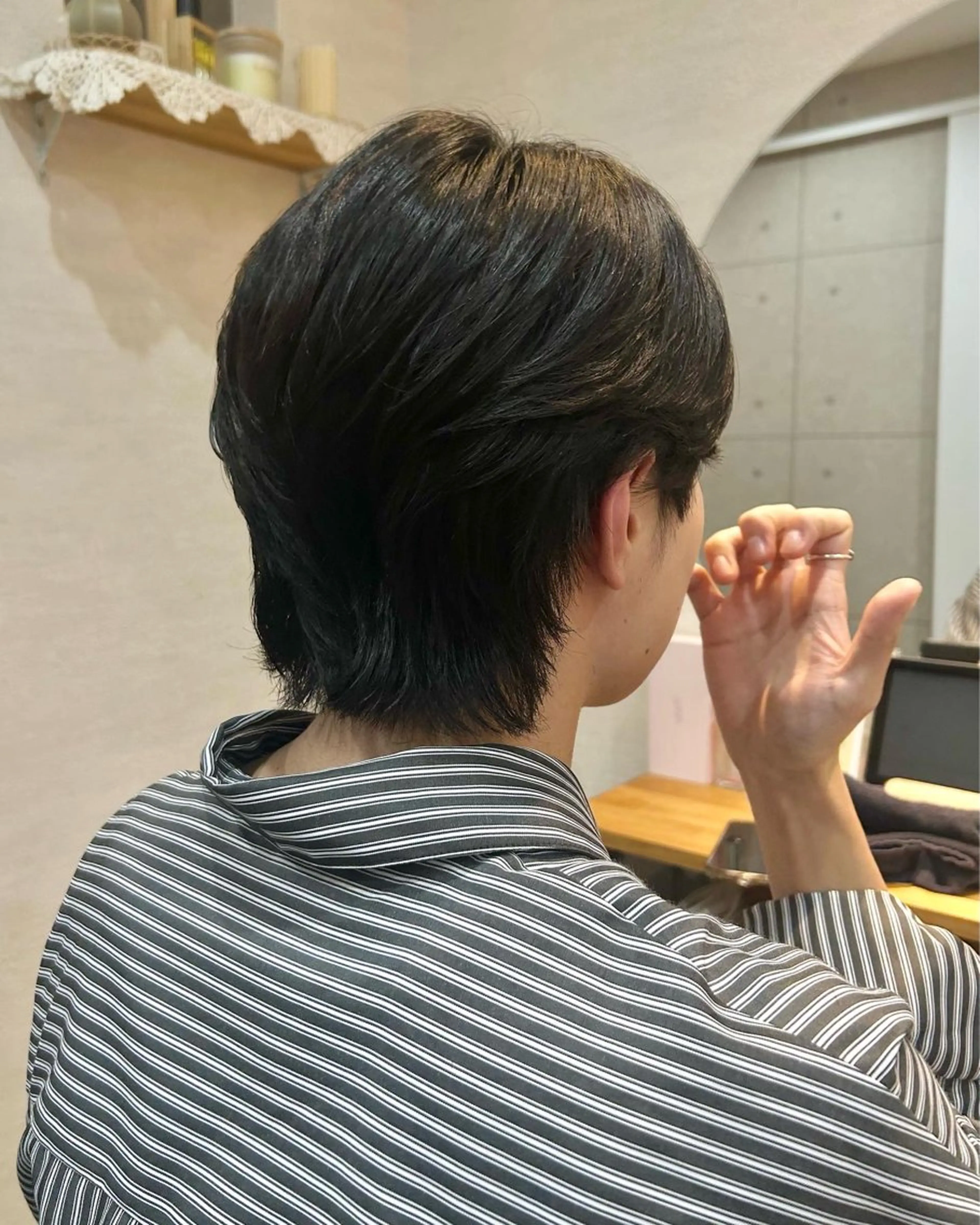 メンズ メンズパーマ パーマ 韓国ヘア🇰🇷船橋 髪質改善/上野愛果のヘアスタイル