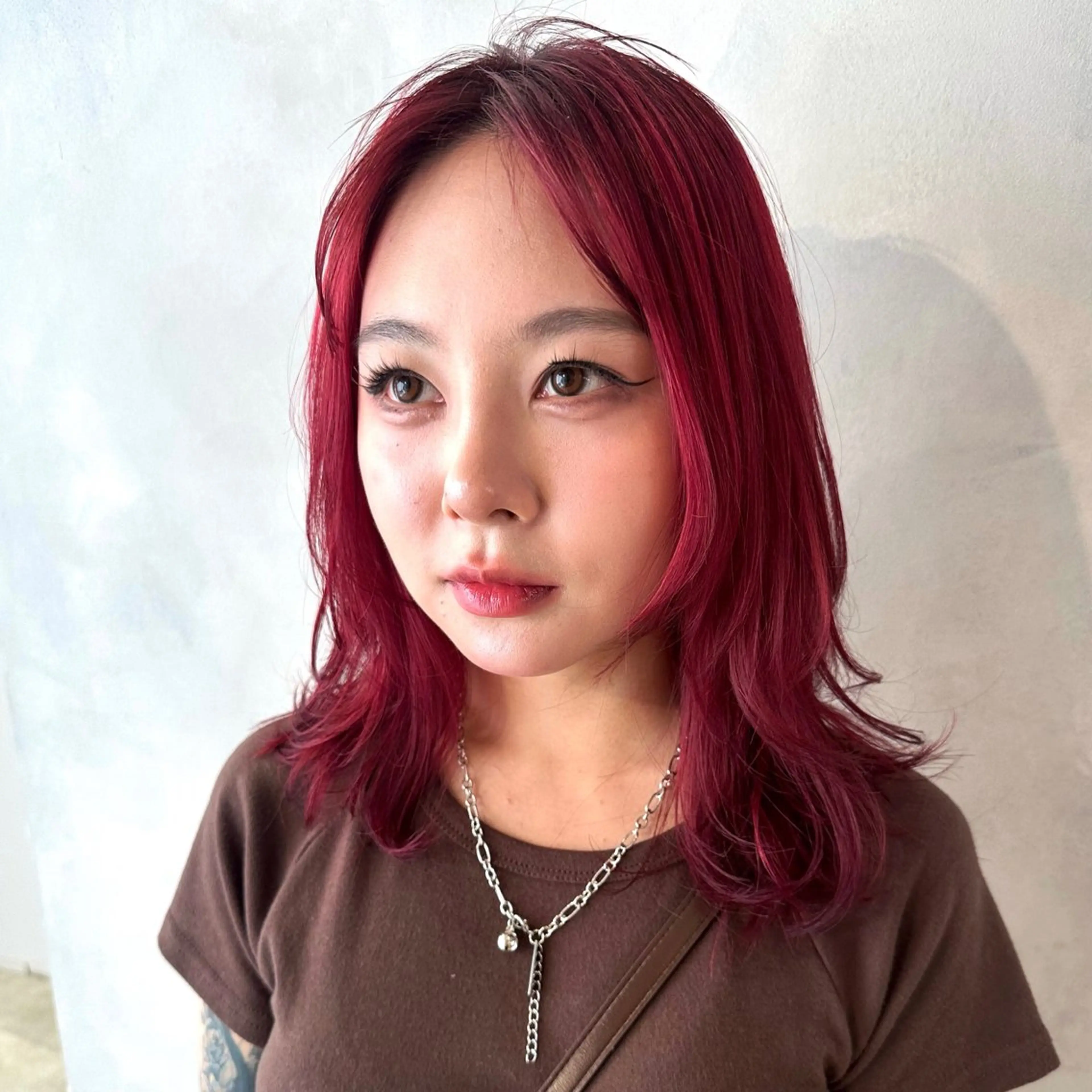 ミディアム カラー カット ヘアカラー トリートメント デザインカラー/パー マ🦖外岡咲希🦖のヘアスタイル