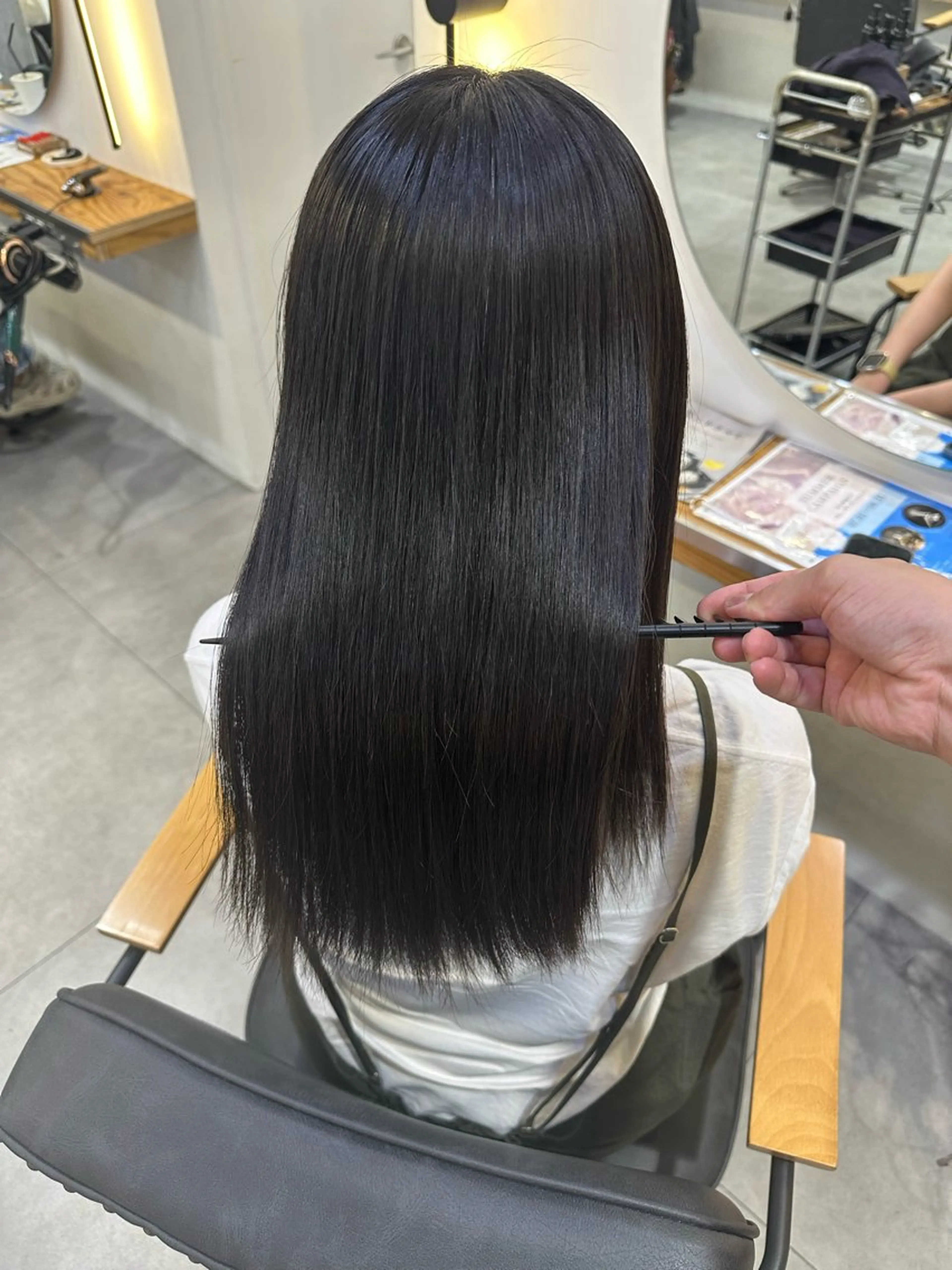 ロング リキ/髪質改善 /縮毛矯正🫧のヘアスタイル