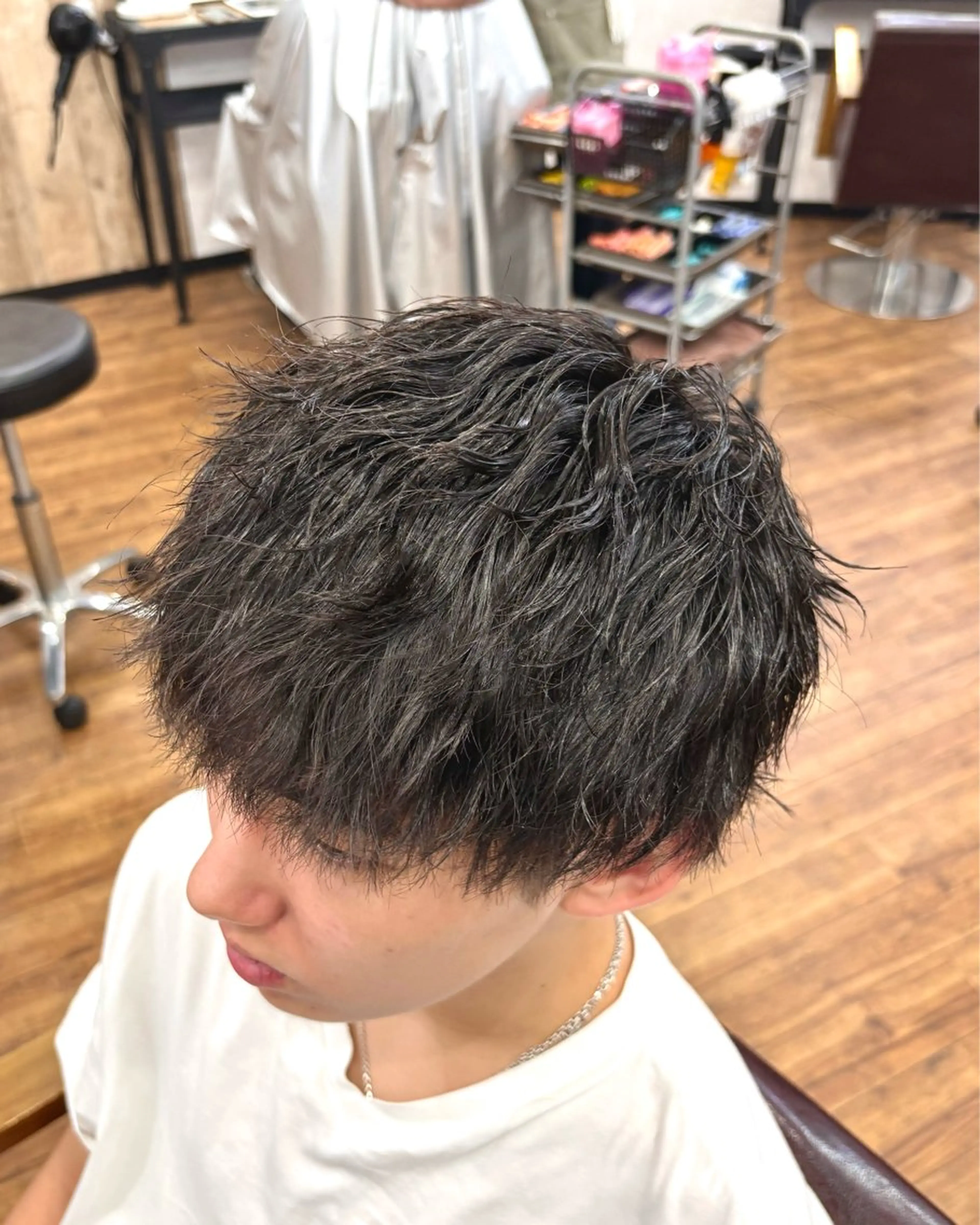 パーマ メンズ カット パーマ 【メンズ特化】 横浜美容師kuのヘアスタイル