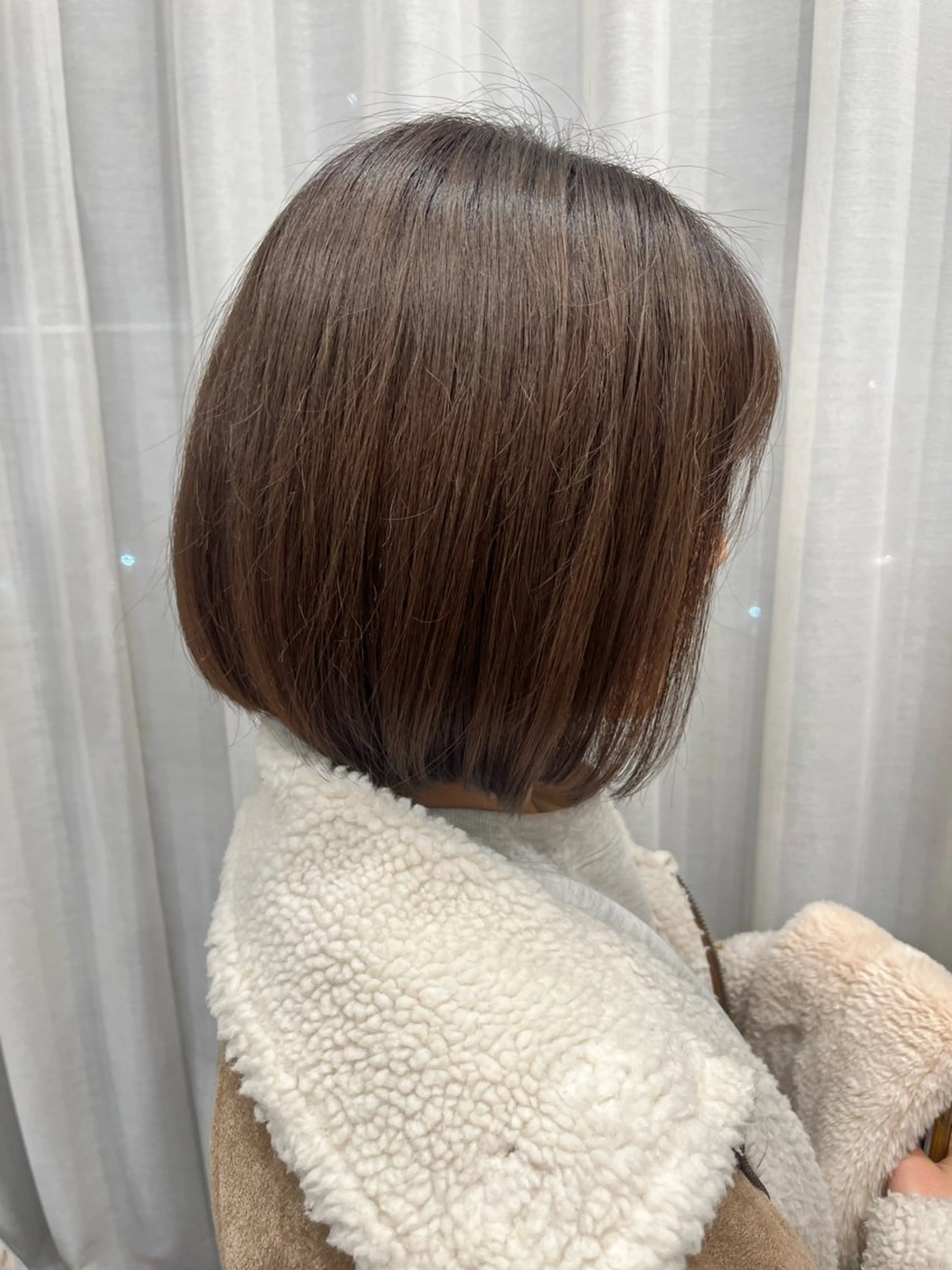 ミディアム 暖色カラー/似合わせ カット/名古屋/辻のヘアスタイル