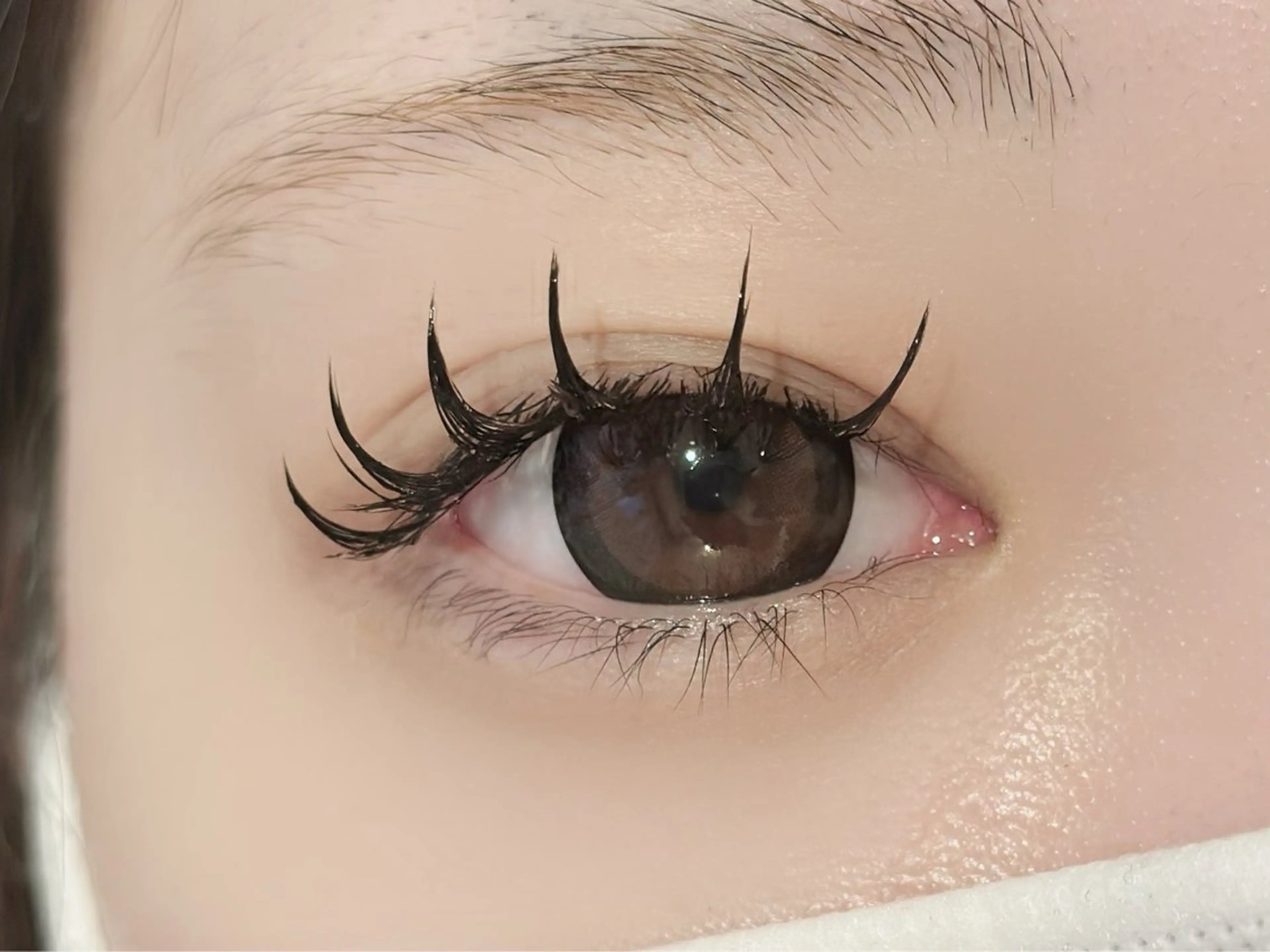 マツエク・マツパ 束感まつ毛 Dカール フラットラッシュ Le Cheriss.渋谷店所属・渋谷💖パリエク /パーマ🎀キラのマツエク・マツパデザイン