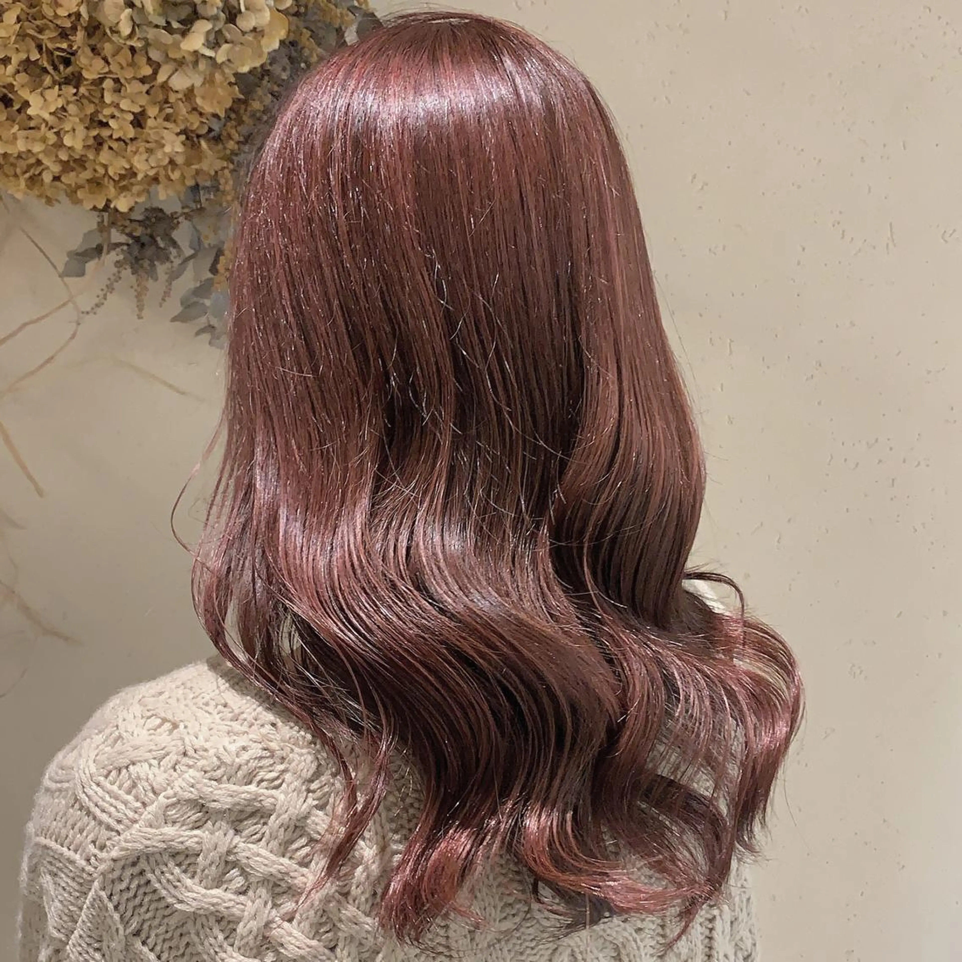 セミロング カラー Blue 髪質改善 💎松藤 莉奈のヘアスタイル