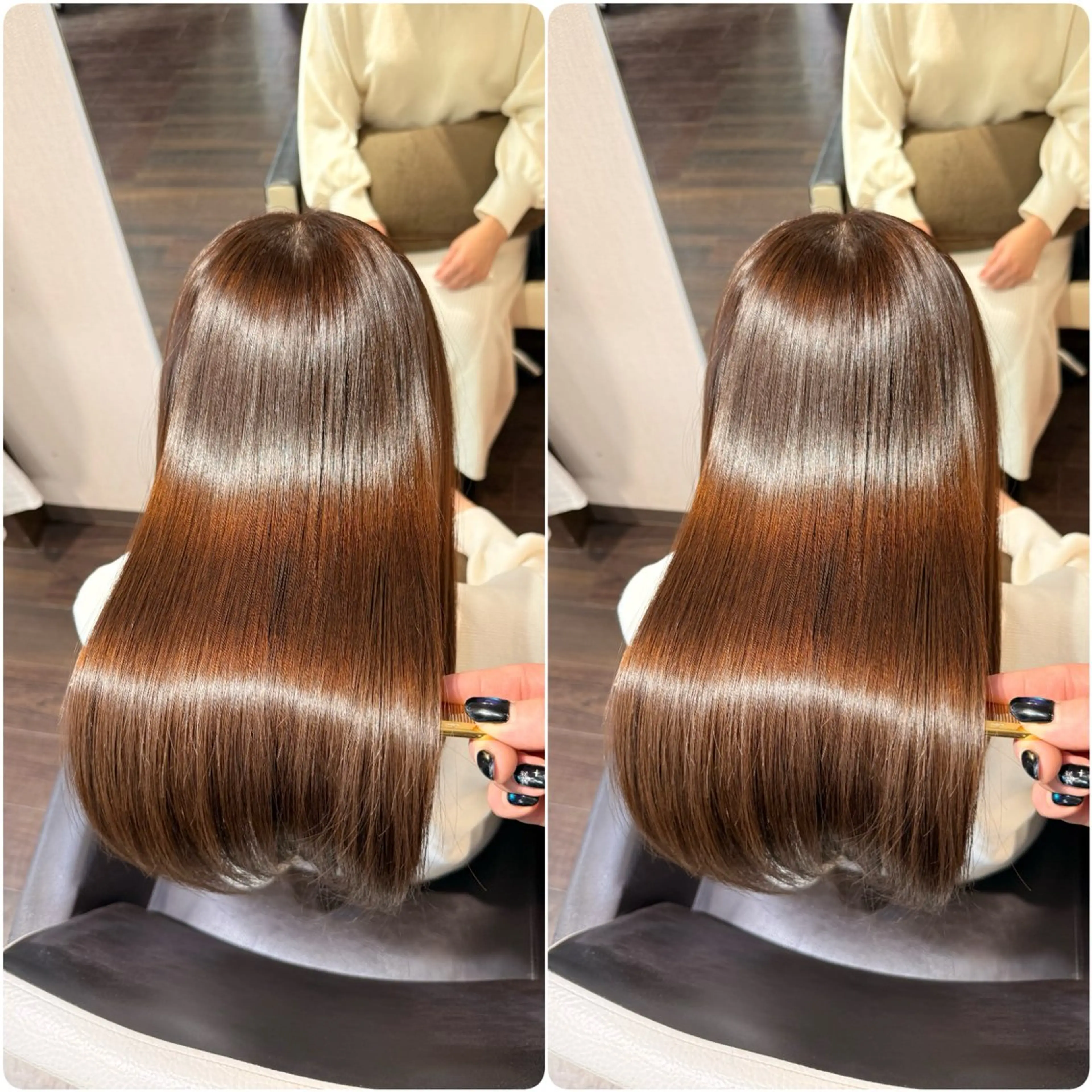 ロング カラー カット 縮毛矯正 トリートメント youres hair 髪質改善トリートメント&ヘッドスパ　新宿EAST所属・🌹ULTOWA🌹 髪質改善/縮毛/店長のヘアスタイル