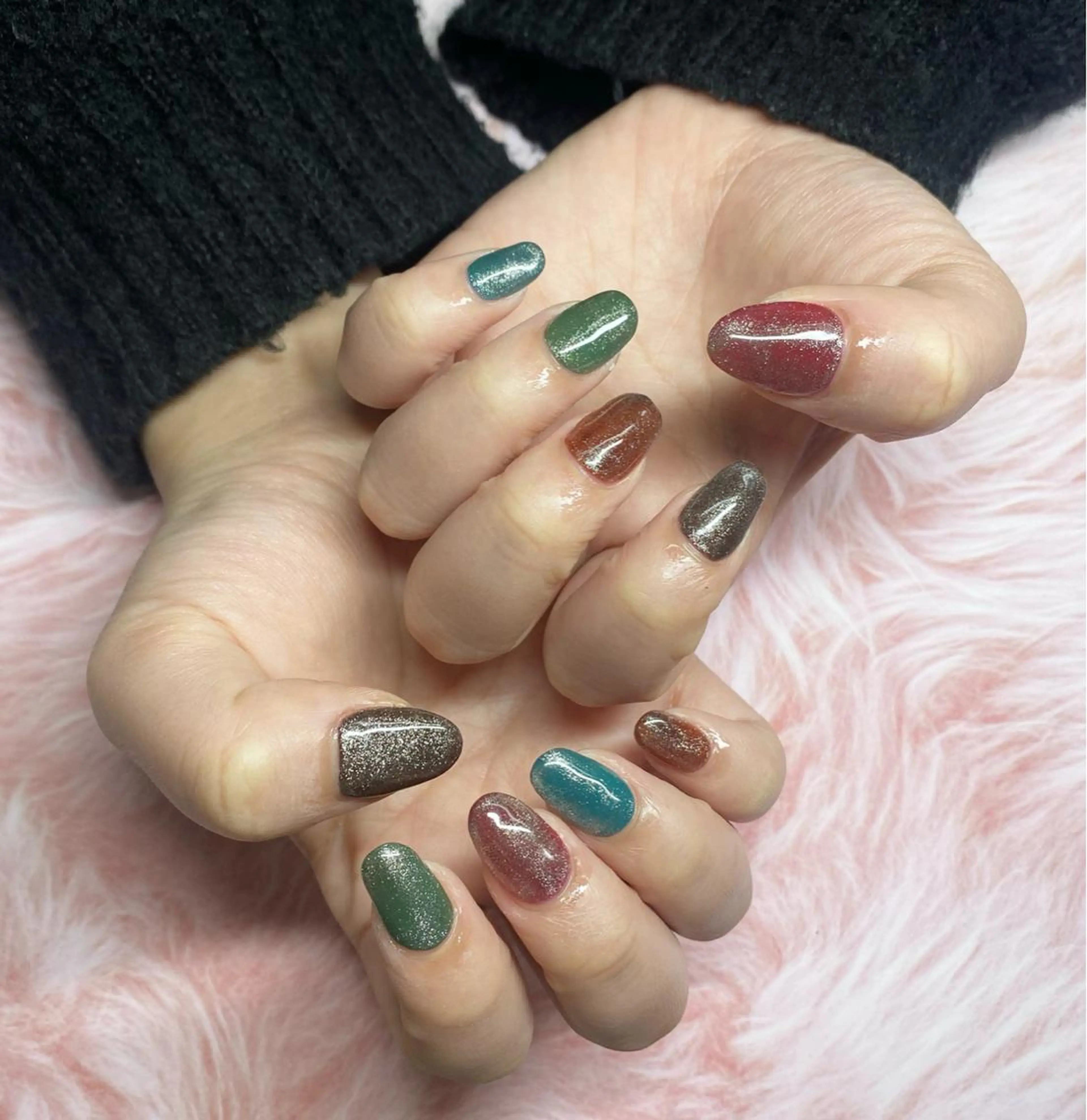 ネイル マグネットネイル NailSalon  Ristar所属・Aino 🤍のネイルデザイン
