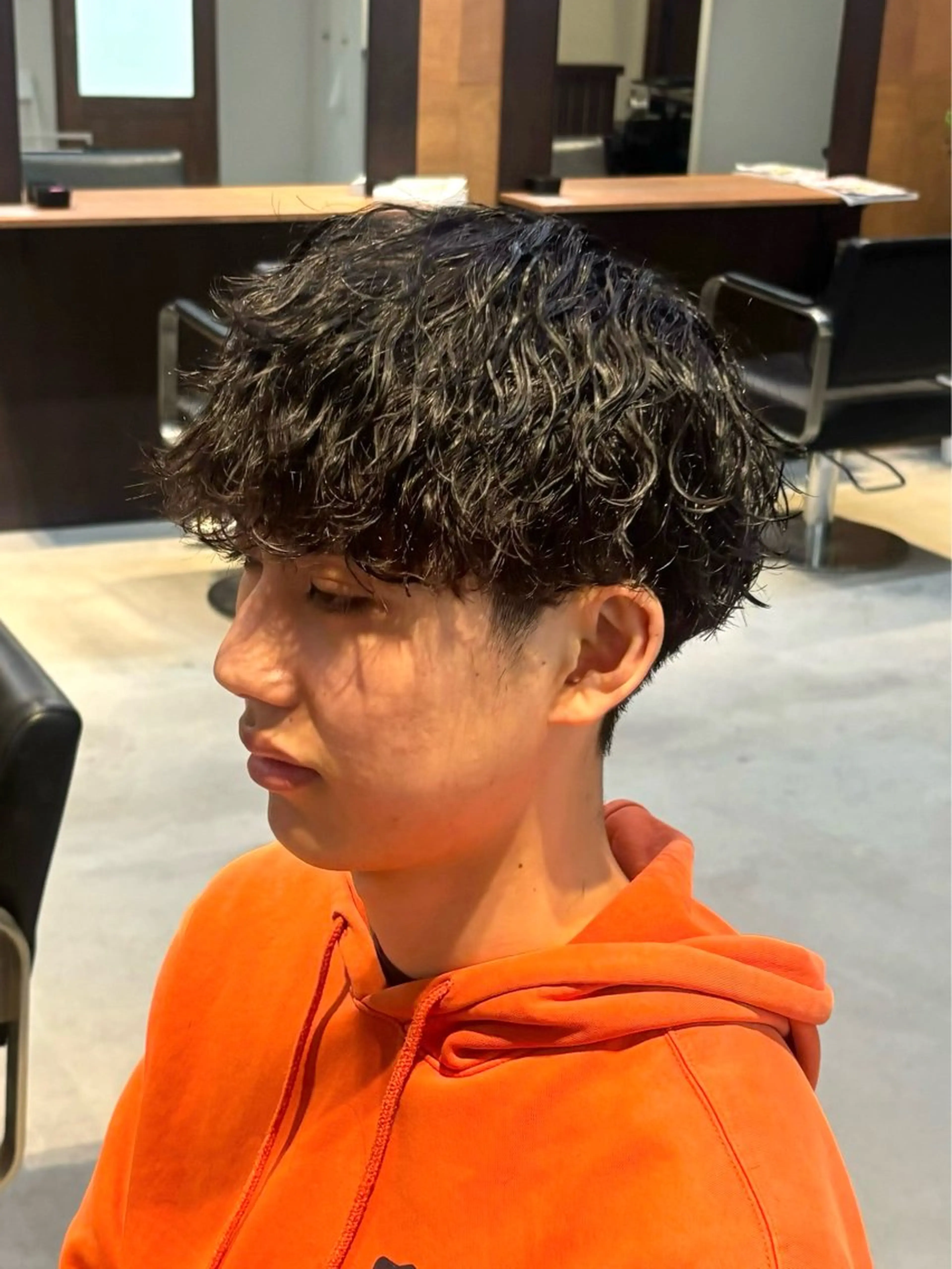 パーマ カット パーマ kota 【波巻き／シャドウ】のヘアスタイル