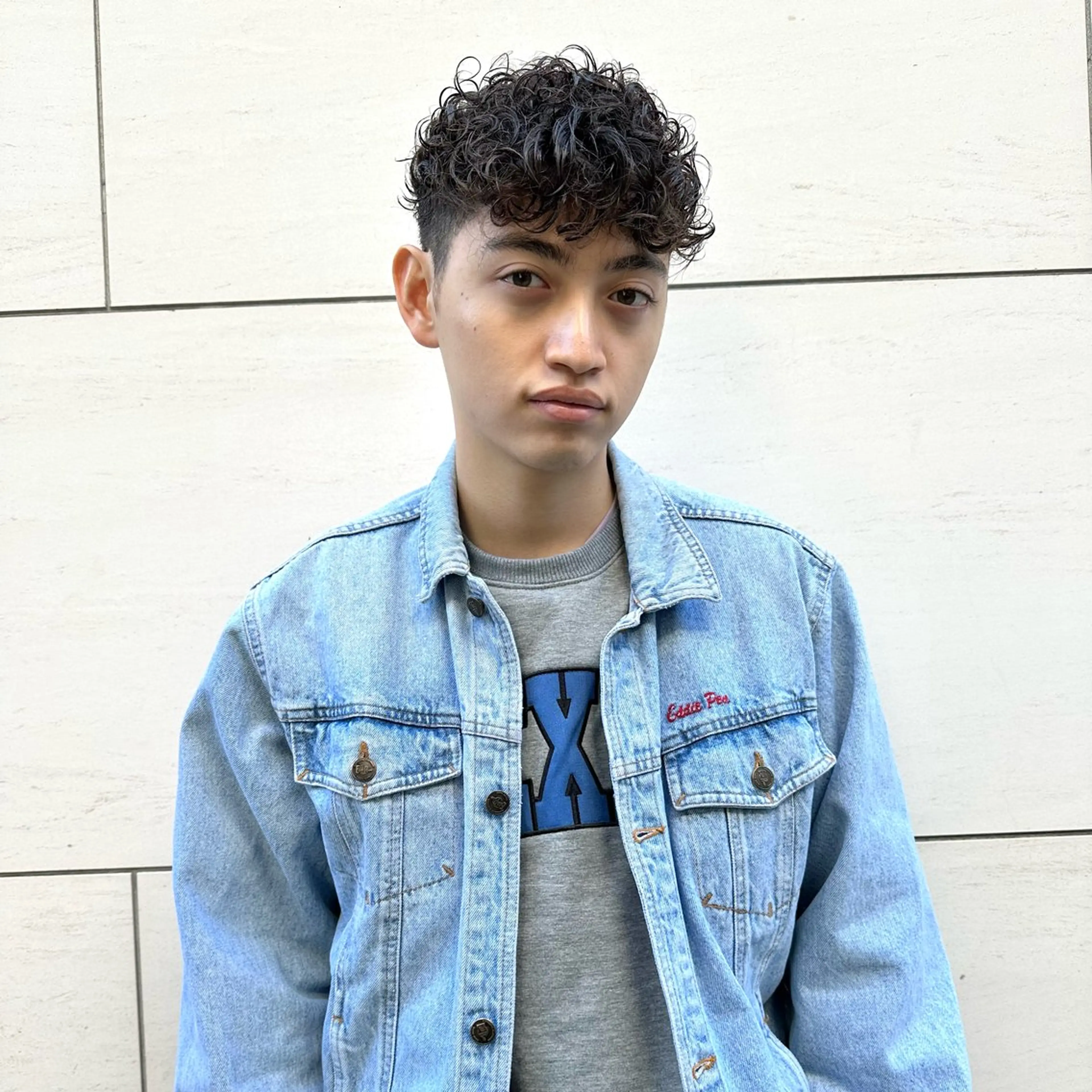 ショート パーマ メンズ メンズパーマ スペインカール ショートヘア カット パーマ 🌈圧倒的デザイン パーマ 関和希のヘアスタイル