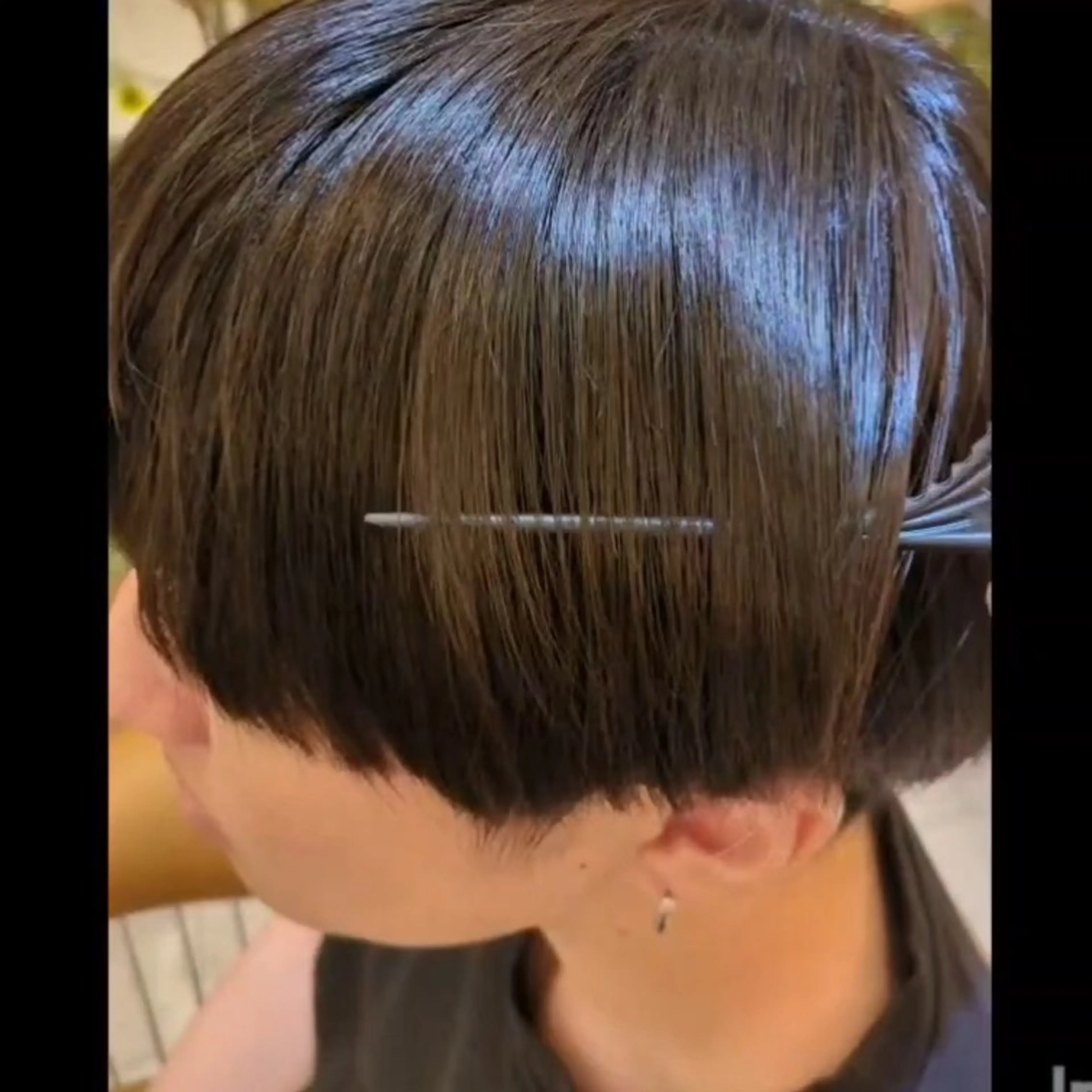 ショート 縮毛矯正 カット 縮毛矯正 GRITTERs 泉中央店所属・ロング/小顔レイヤー /カットモデル泉中央のヘアスタイル