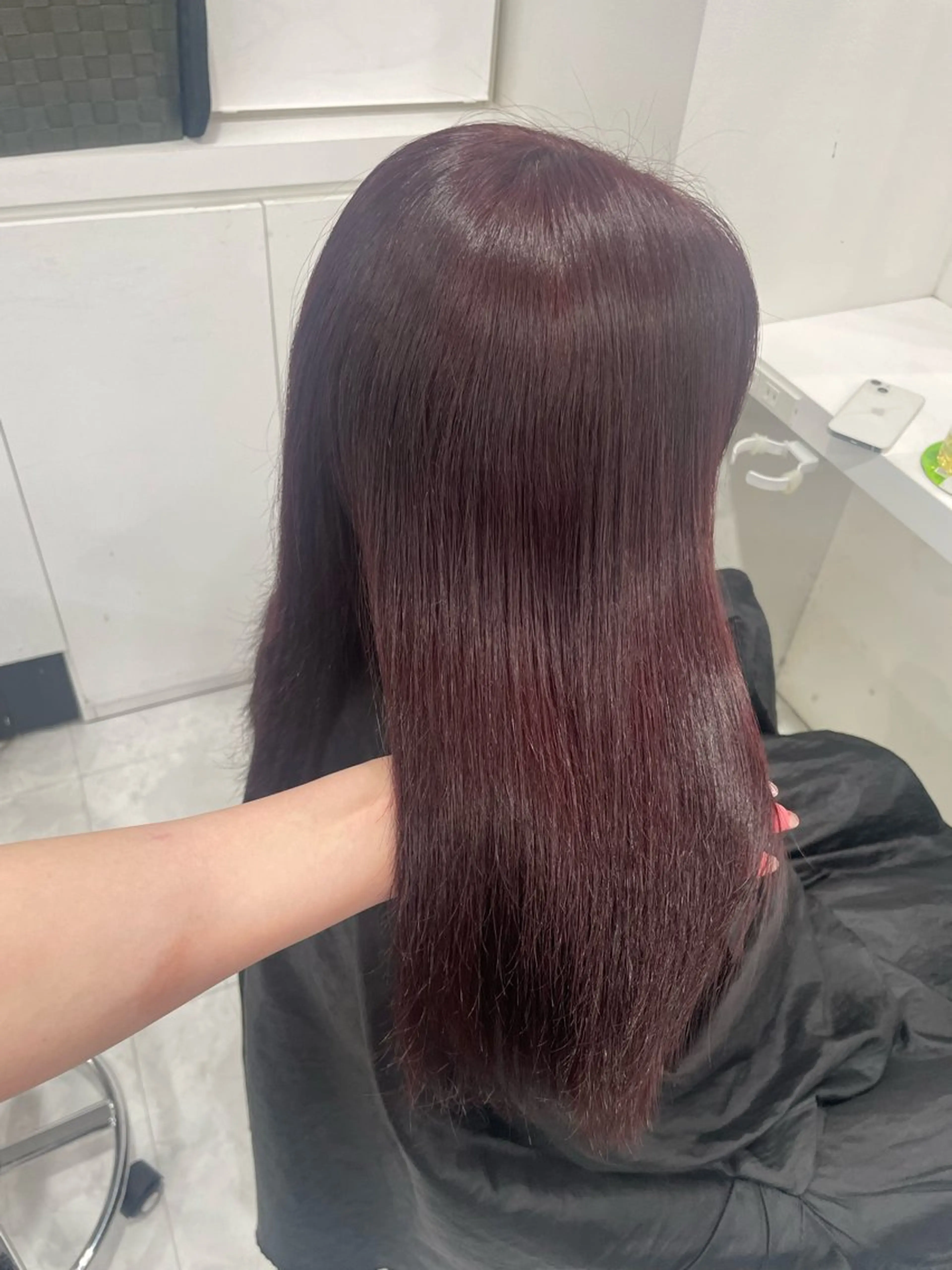 セミロング カラー ブリーチ ケアカラー 髪質改善 トリートメント 💗秋冬トレンドヘア Natsumi 💗のヘアスタイル