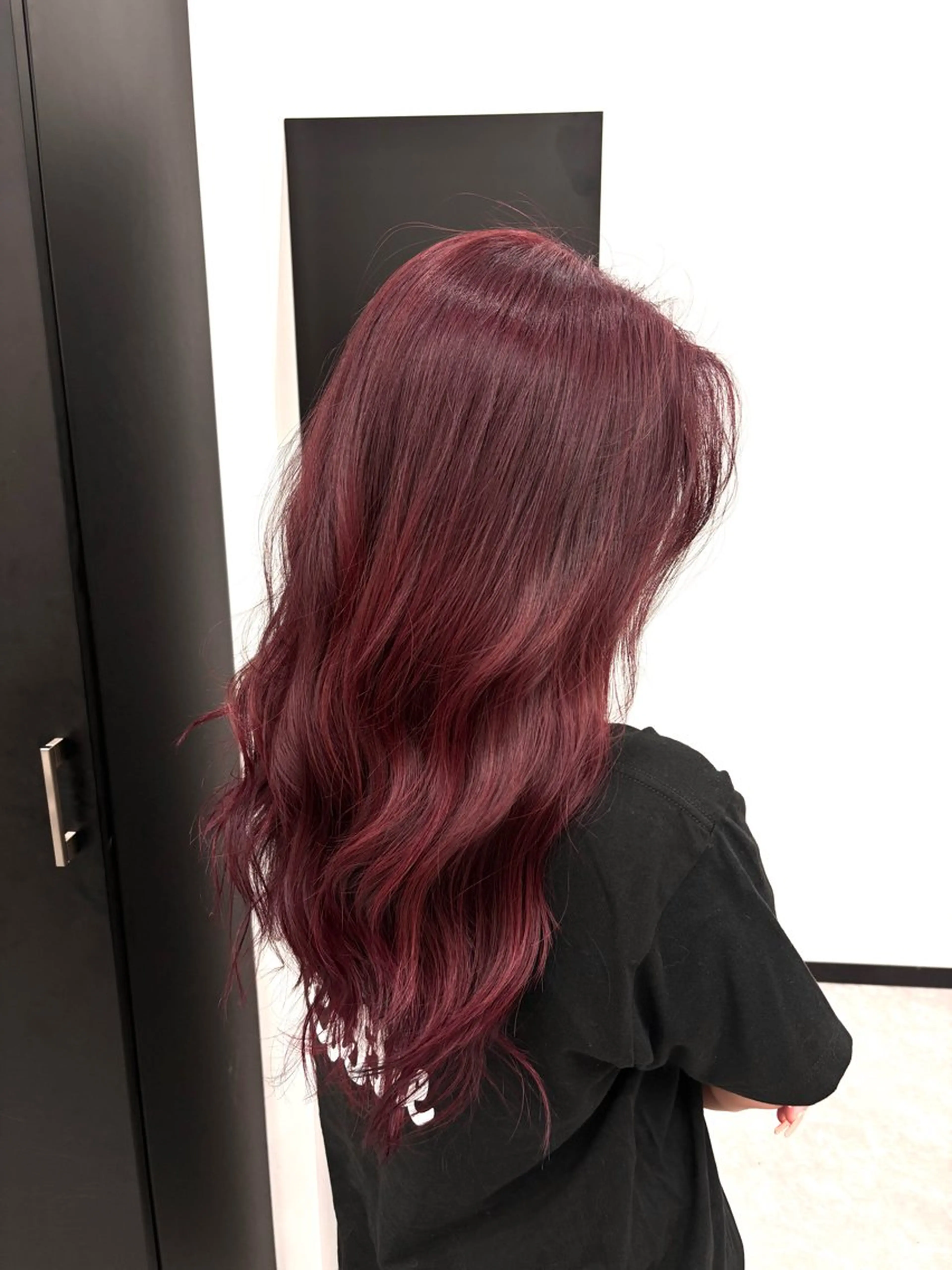 one color➕treatment🍒の写真