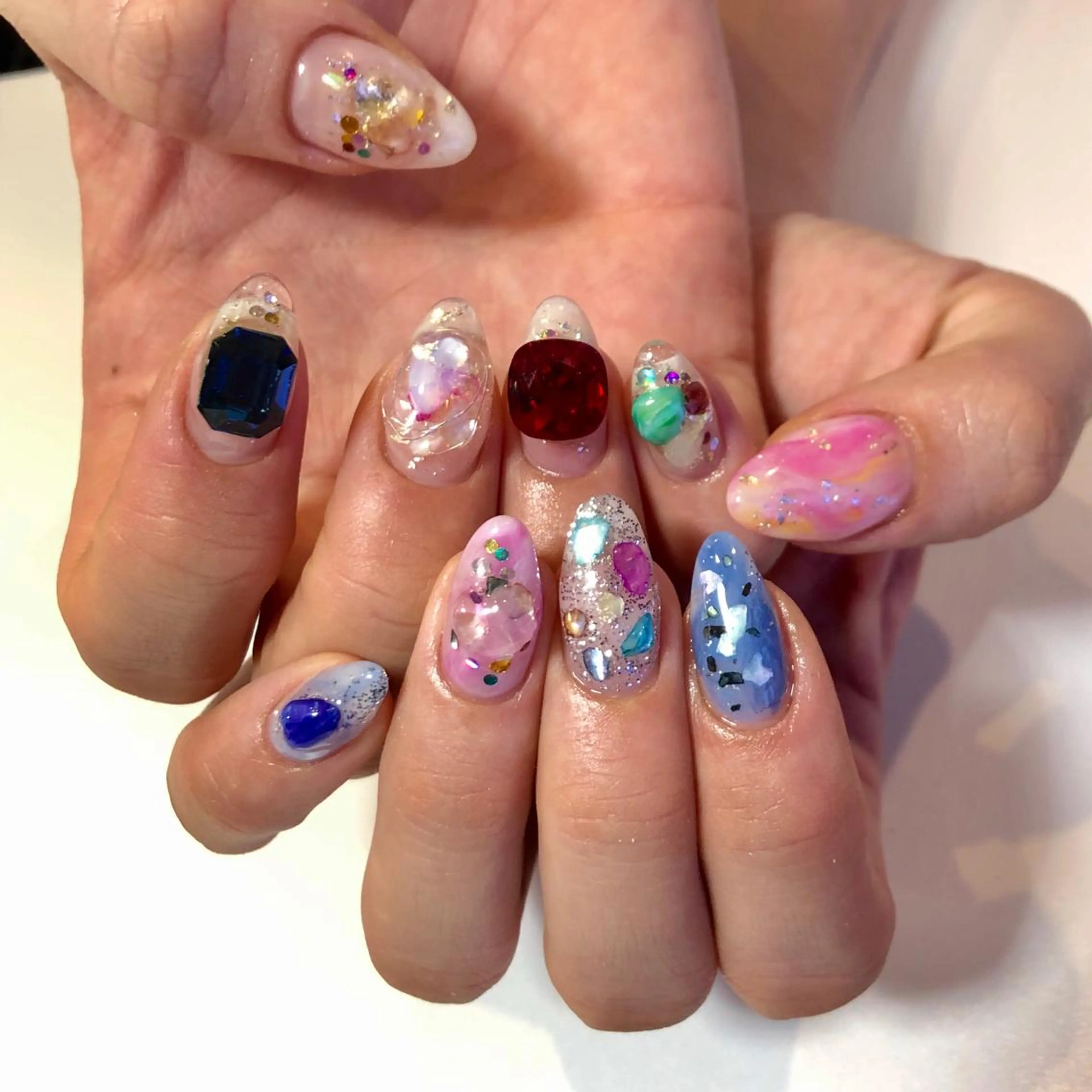 ネイル ニュアンスネイル 福田 加奈のネイルデザイン