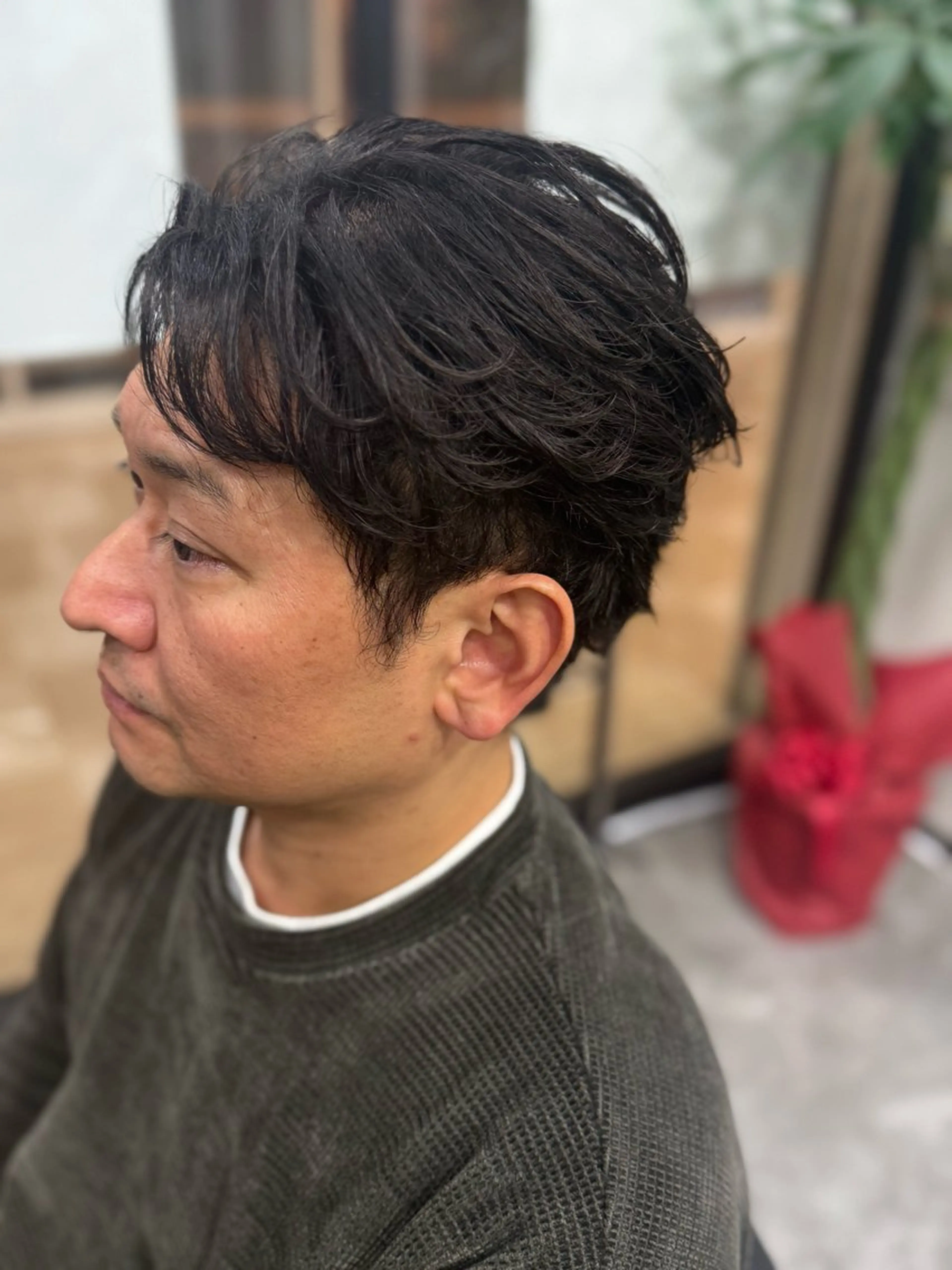 メンズ 本田 有里のヘアスタイル