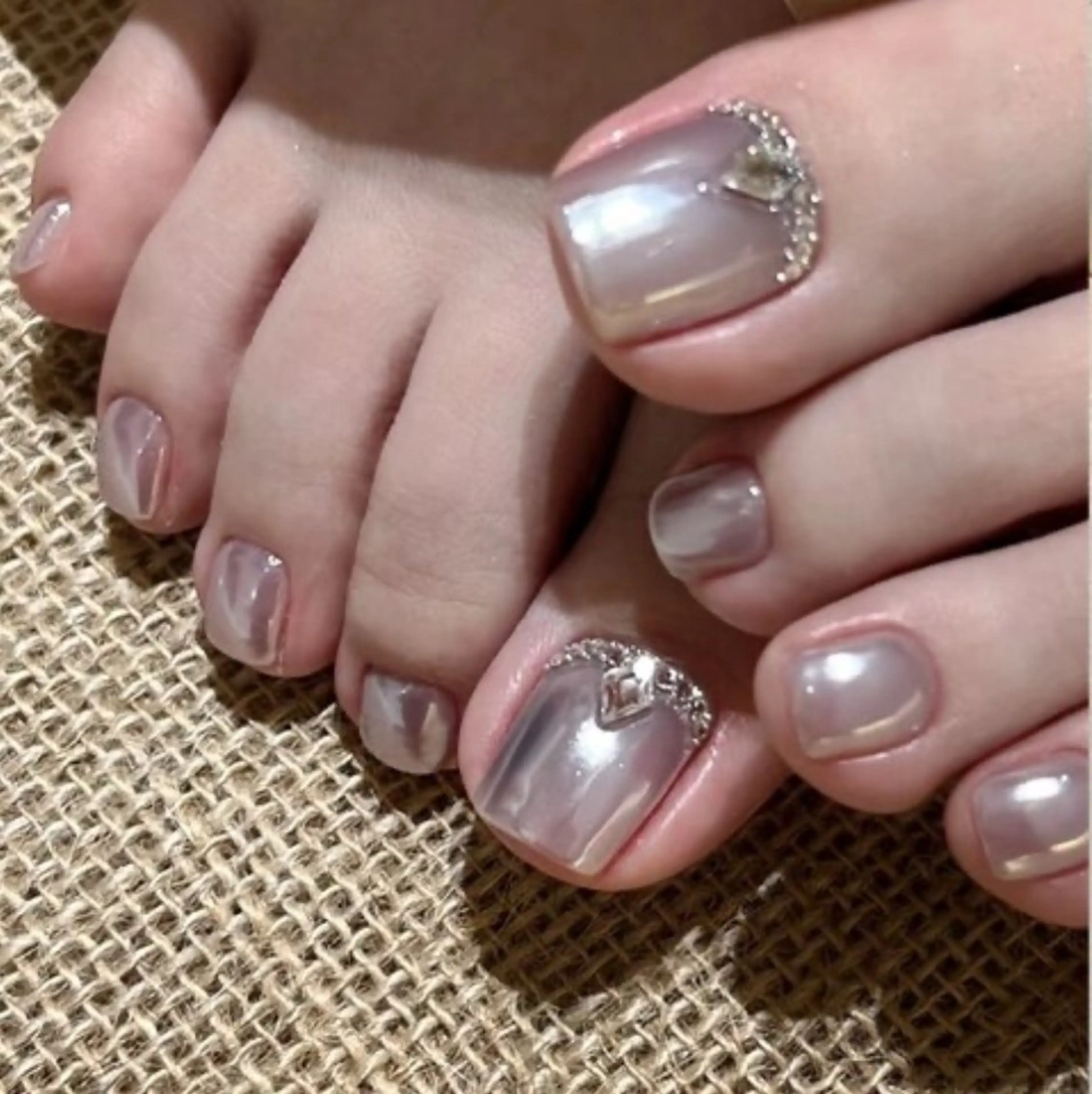 ［Foot］★持込デザイン★2本アートの写真