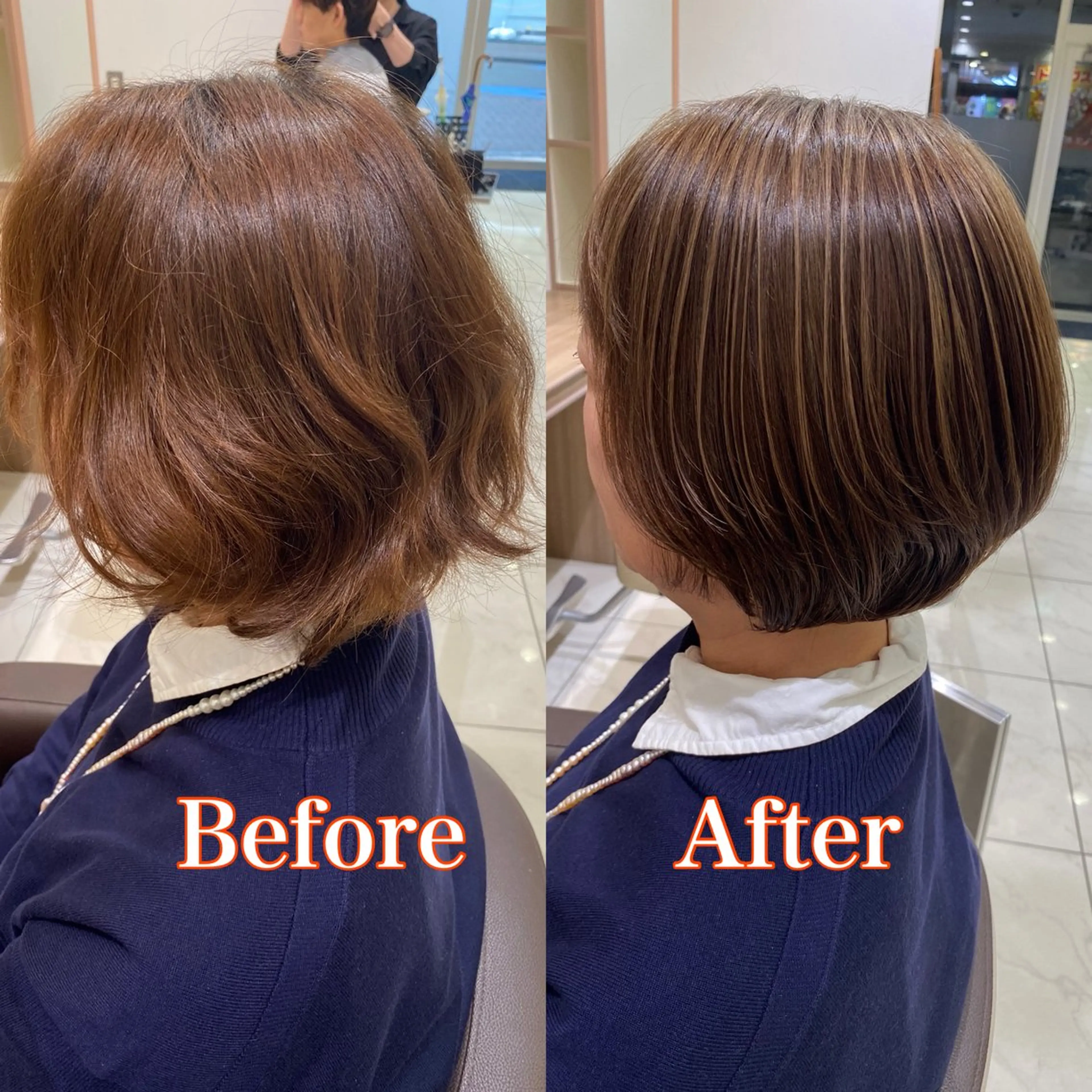 ショート カラー ハイライトカラー ハイライト 寺内 紳悟のヘアスタイル