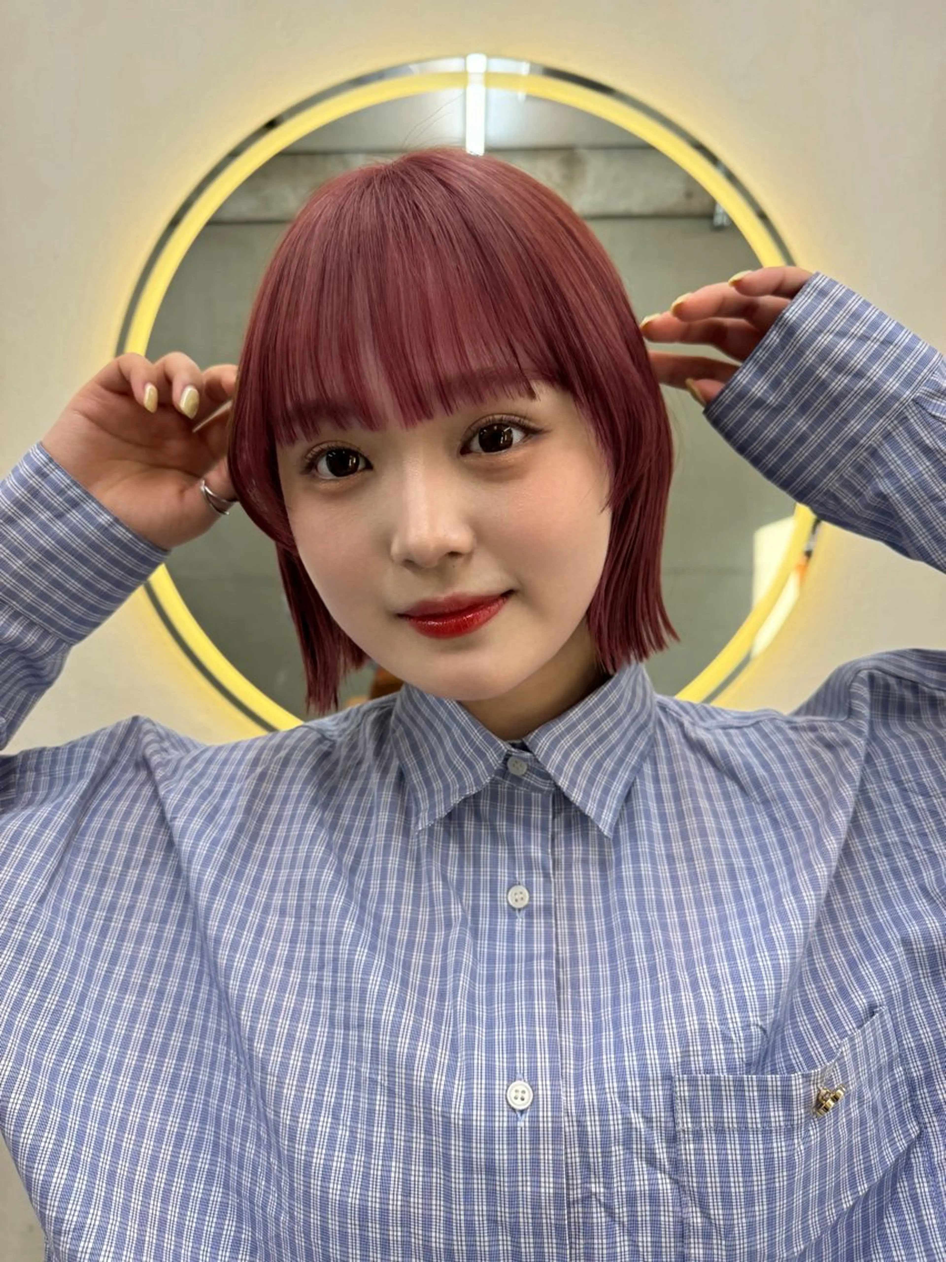 ミディアム 艶髪／レイヤー／ 透明感🎀／MARIのヘアスタイル