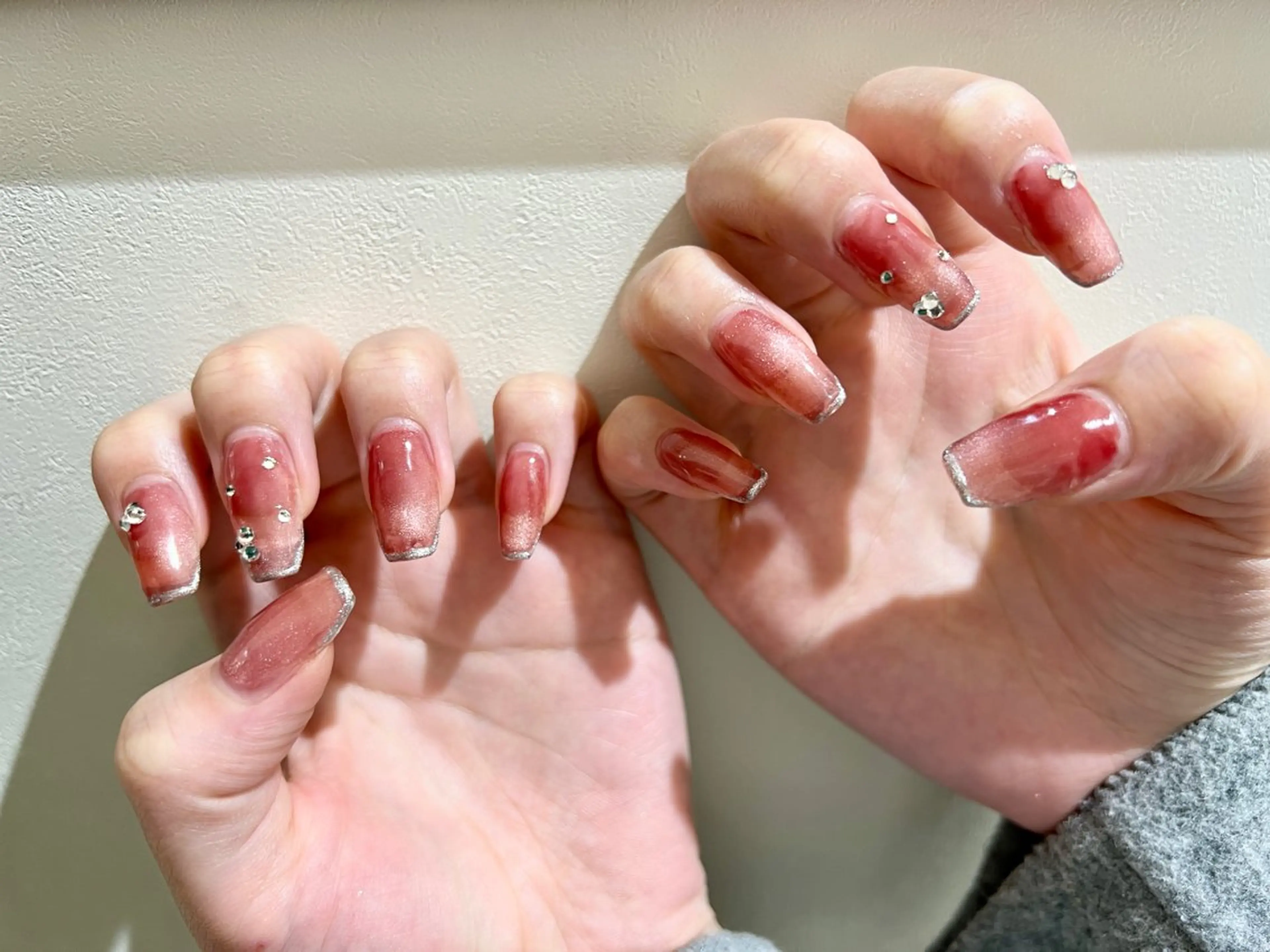 ネイル ワンホンネイル ハンドネイル 個性派ニュアンス nuts nail所属・【池袋】nuts nail　なつみのネイルデザイン