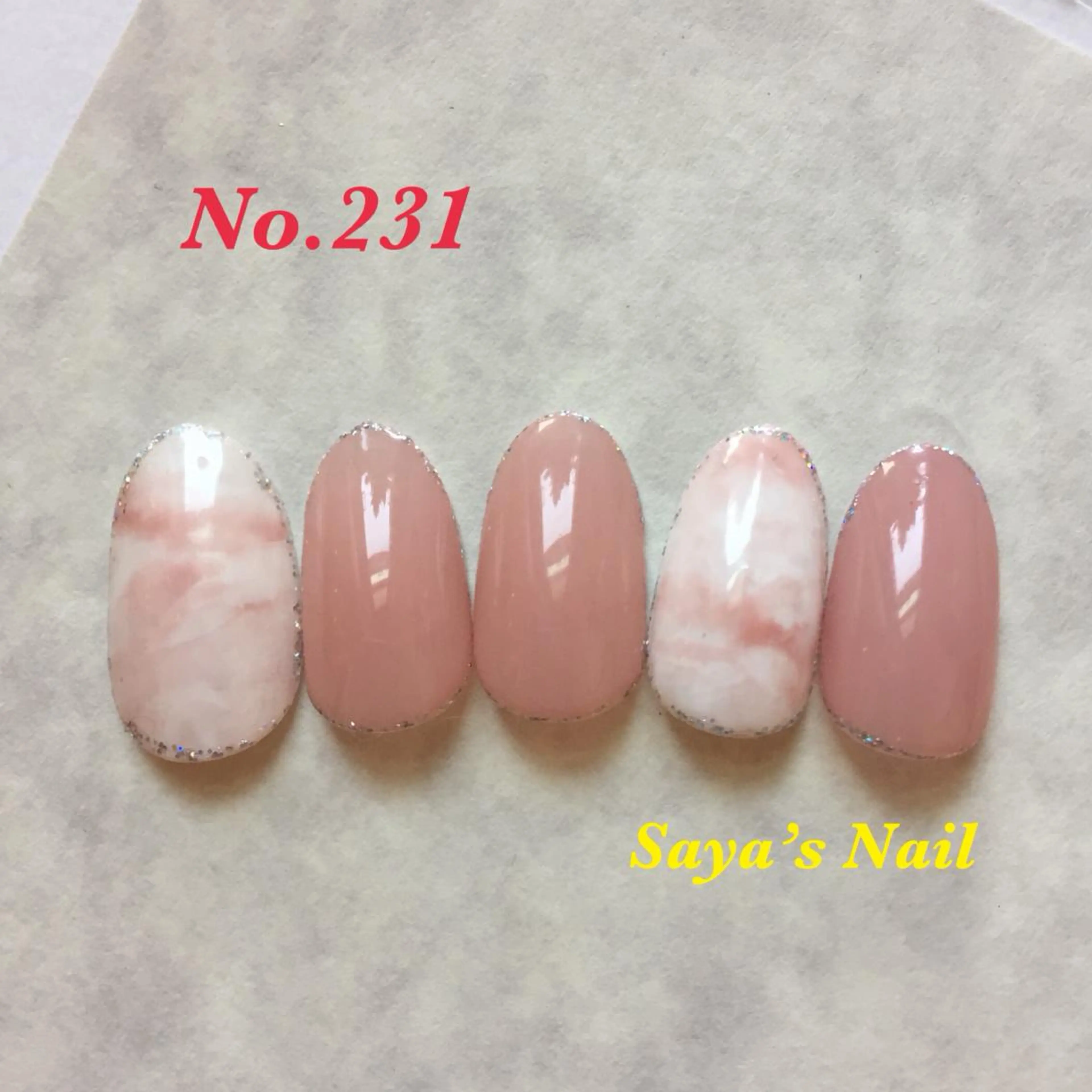 ネイル 入学式 卒業式 オフィスネイル ブライダルネイル SantéNail SAYAKAのネイルデザイン