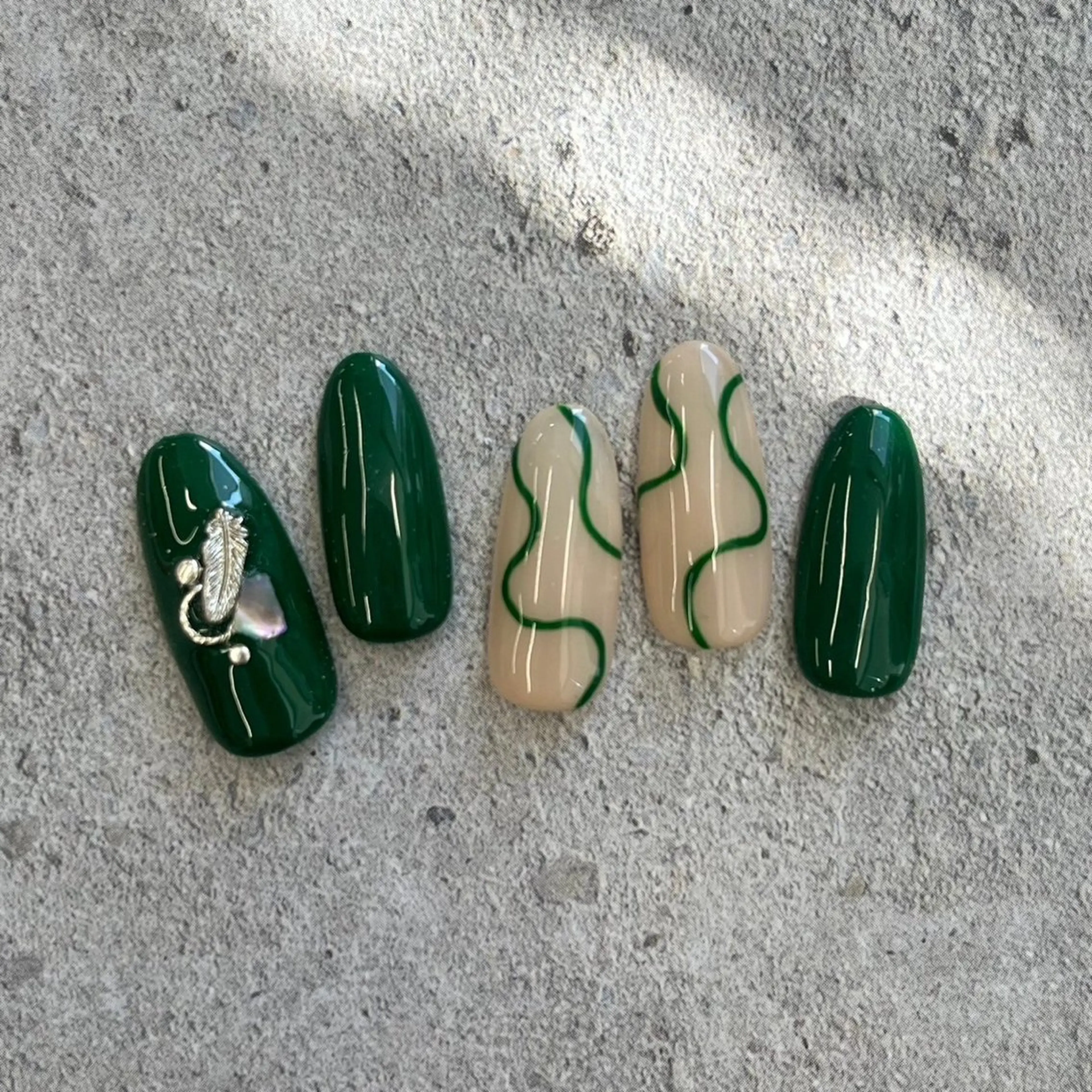 ネイル ⭐︎休業中の練習⭐︎ JNA認定講師髙橋のネイルデザイン