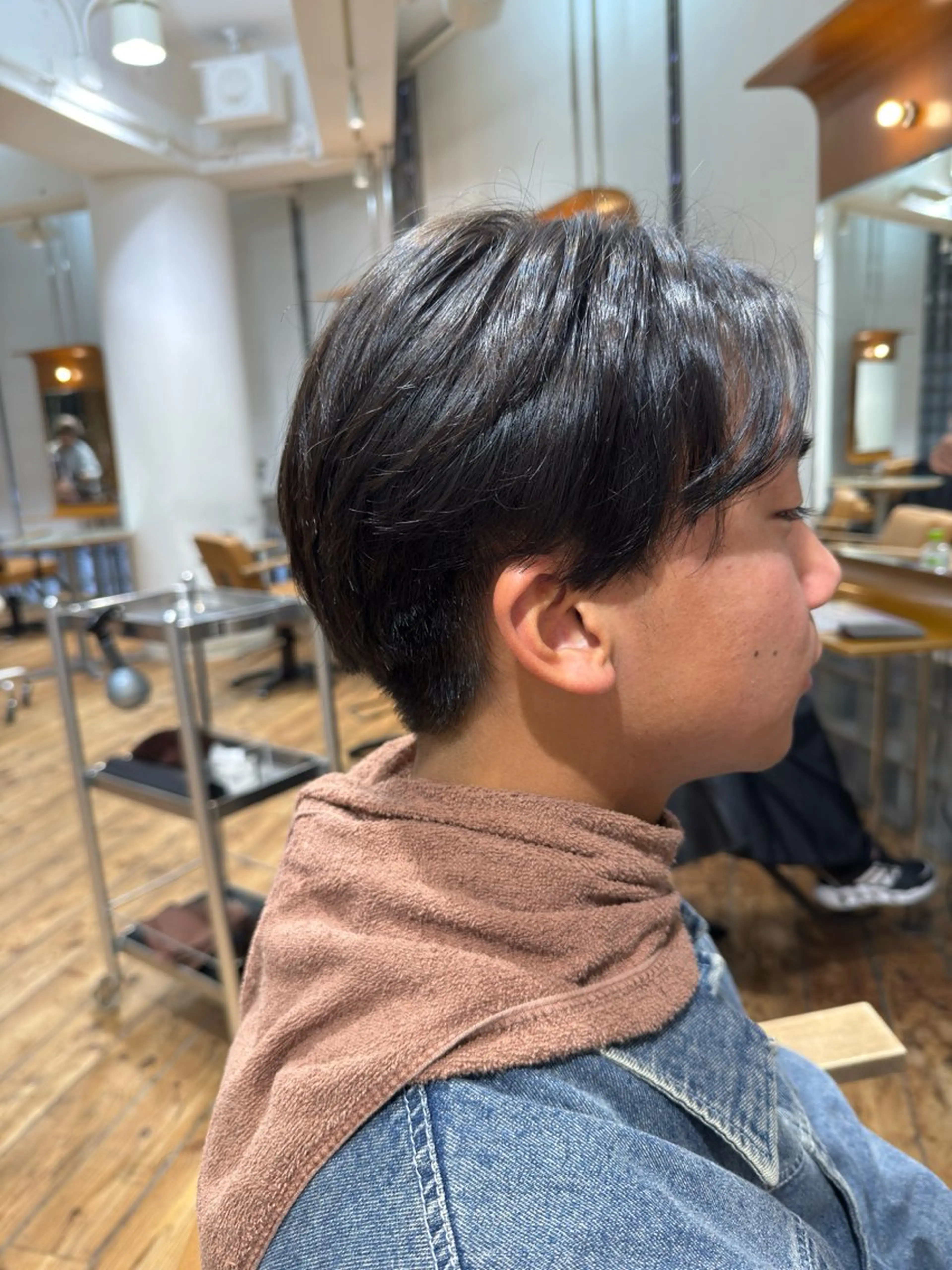 メンズカット【センターパート】の写真