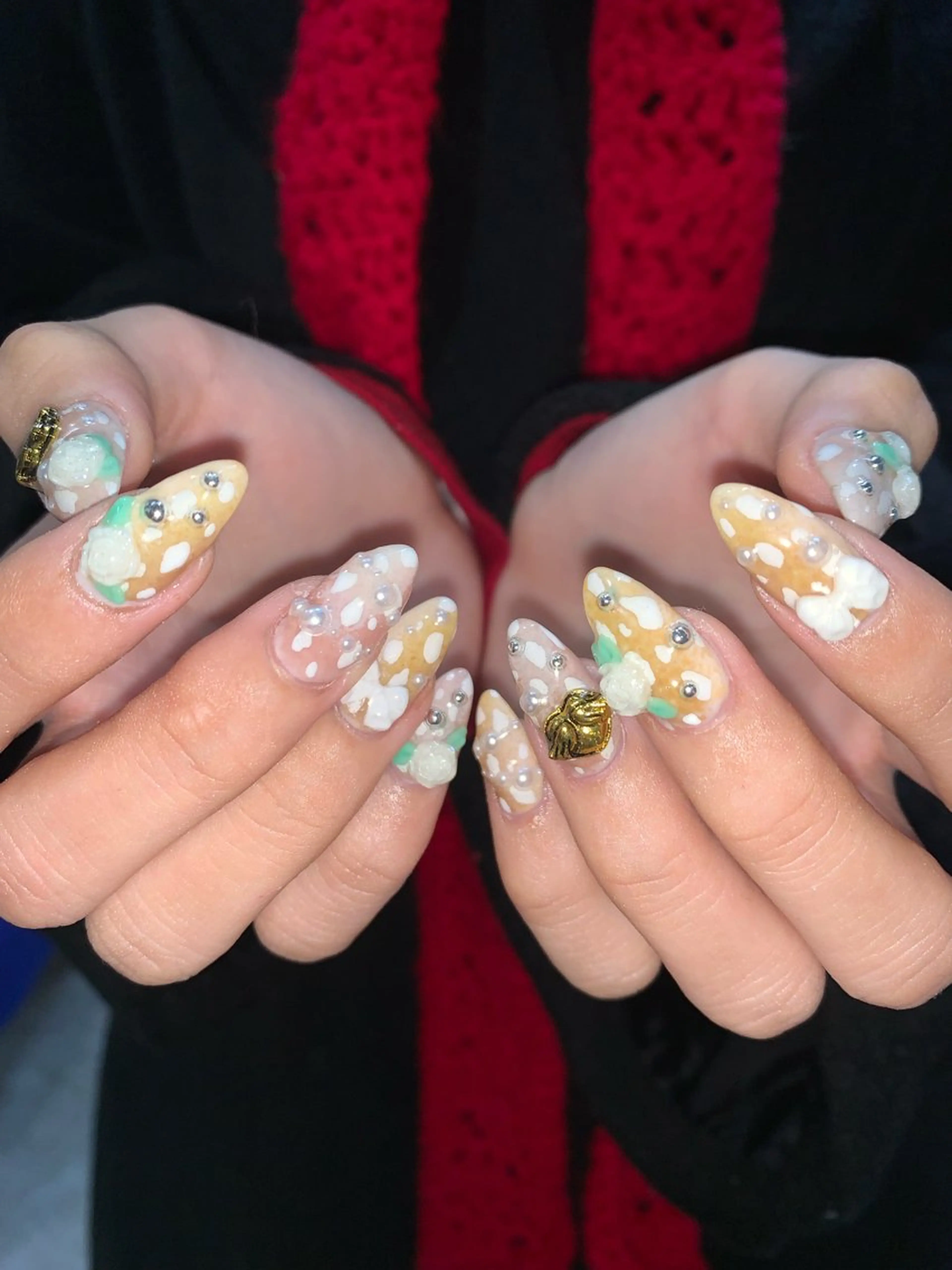 ネイル ハンドネイル 0203ムニムサン 💙Sayakaのネイルデザイン