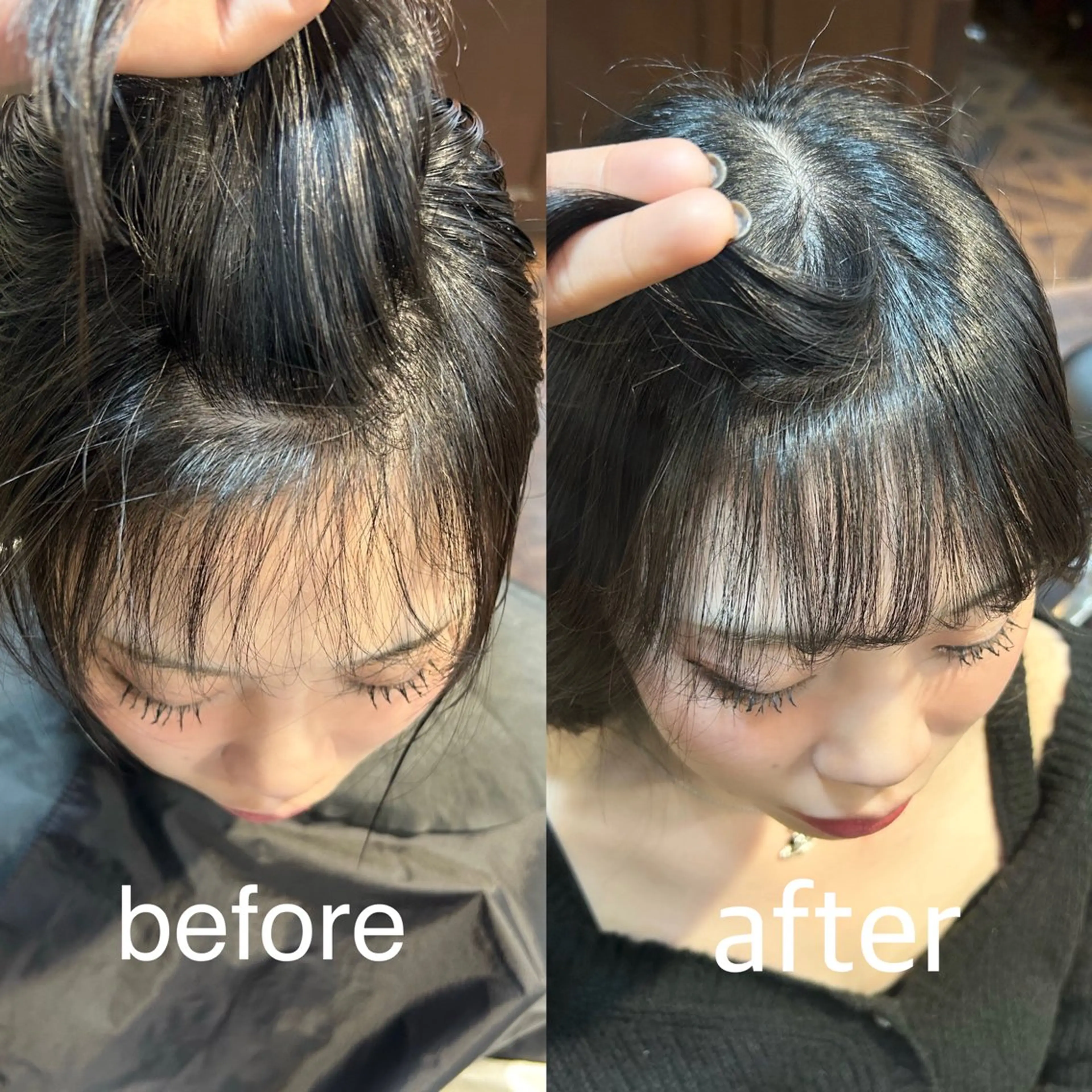 ロング 韓国ヘア×髪質 改善🇰🇷シオリのヘアスタイル