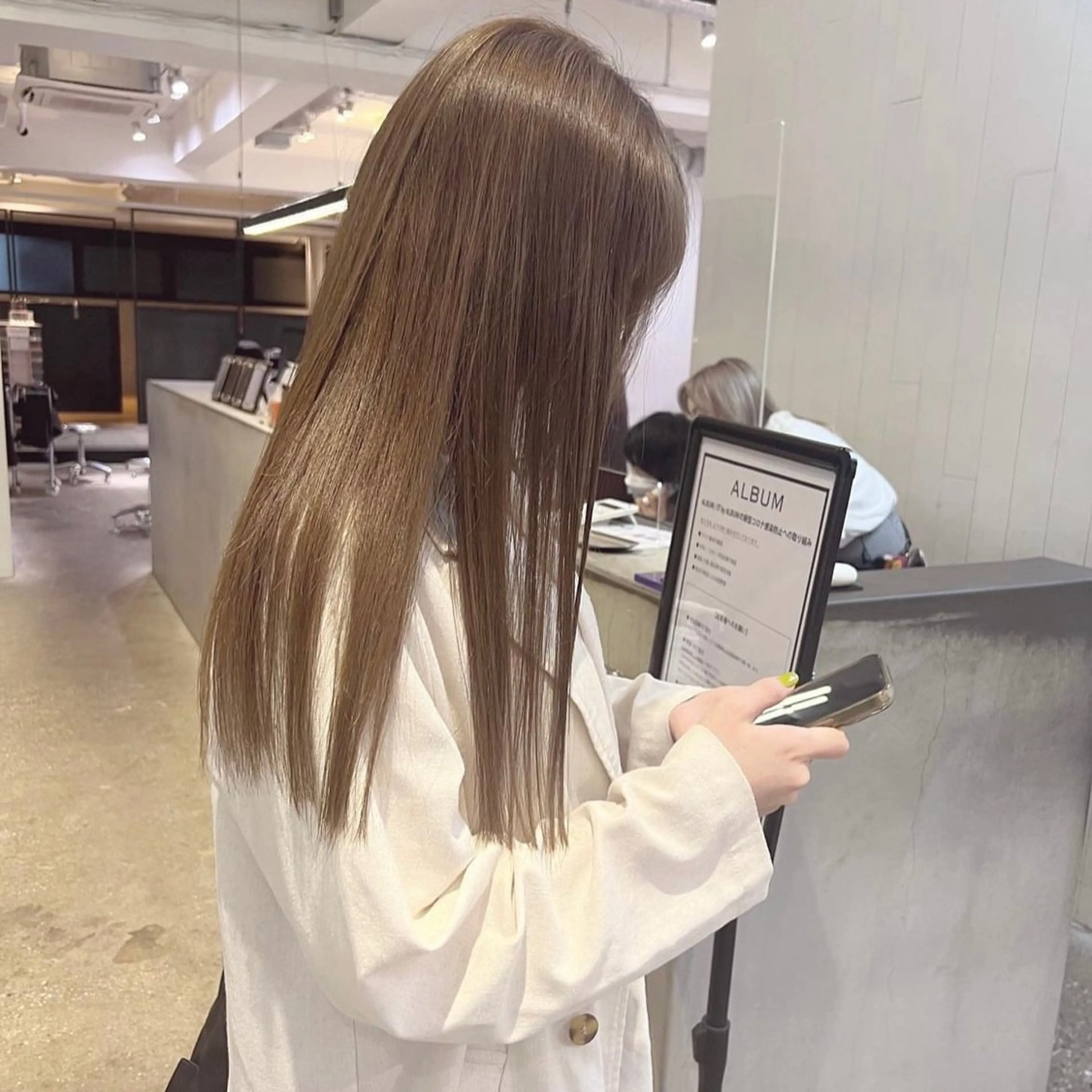 リピーター様用 ブリーチ無しダブルカラー＋コーティングトリートメントの写真