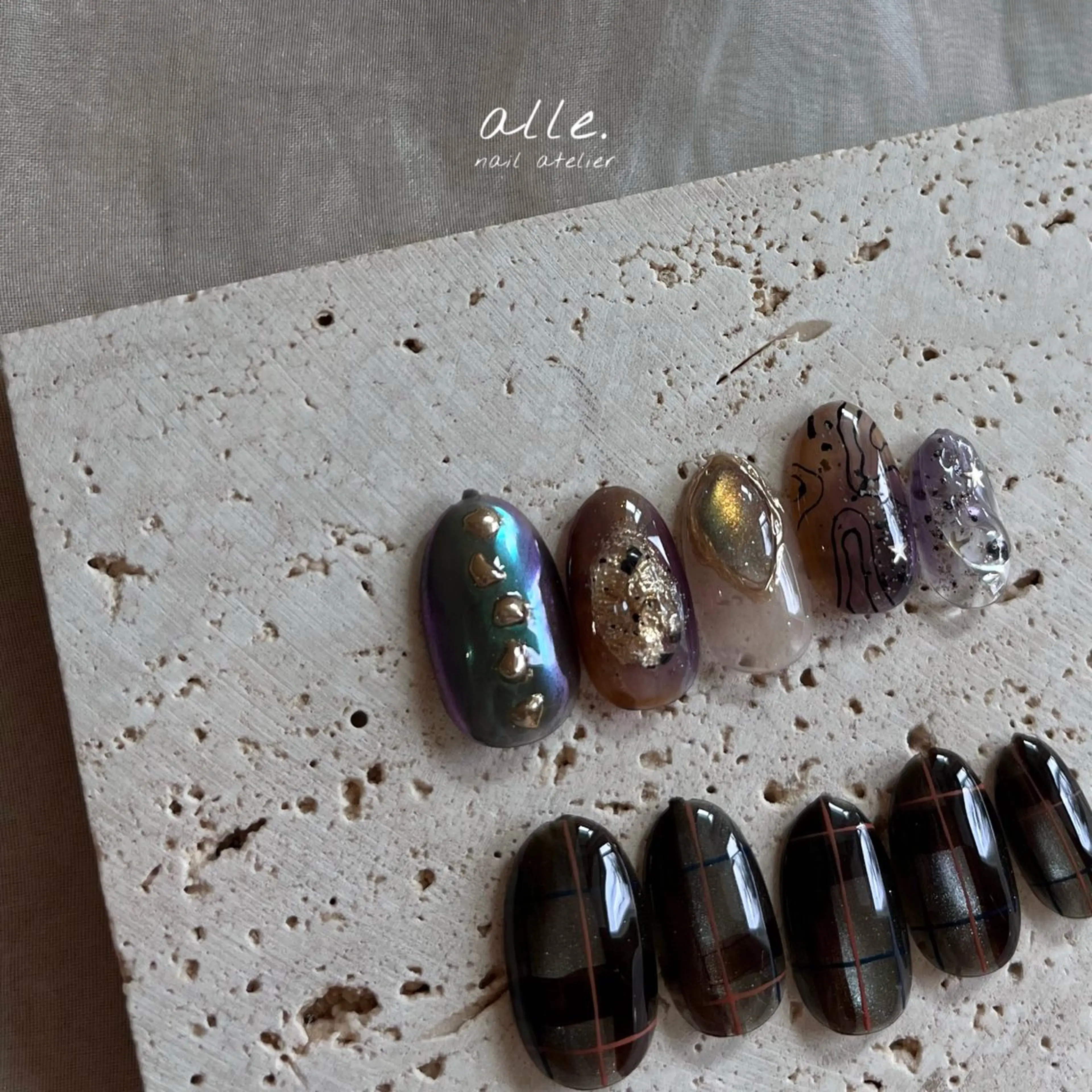 ネイル ハンドネイル atelier alle.のネイルデザイン