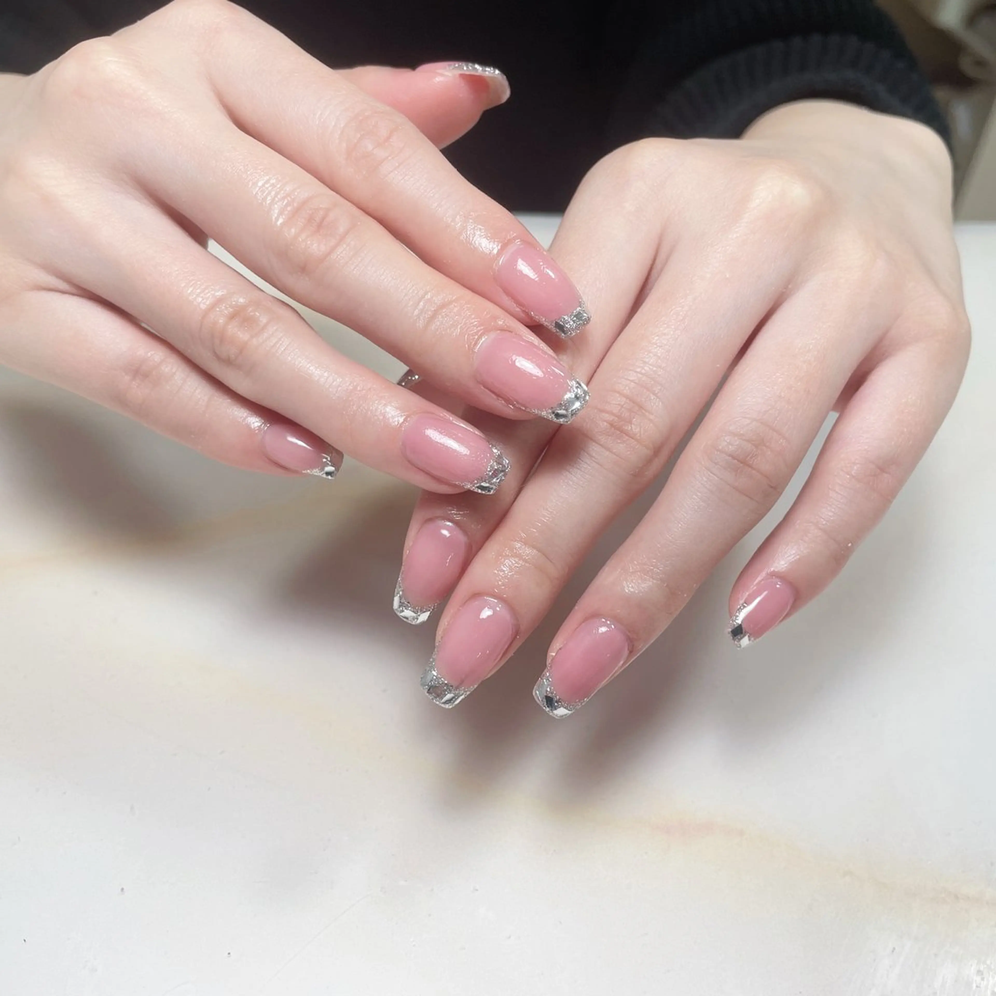 ネイル アートネイル フレンチネイル ジェルネイル グラデーション 韓国ネイル 久保田 マリコのネイルデザイン