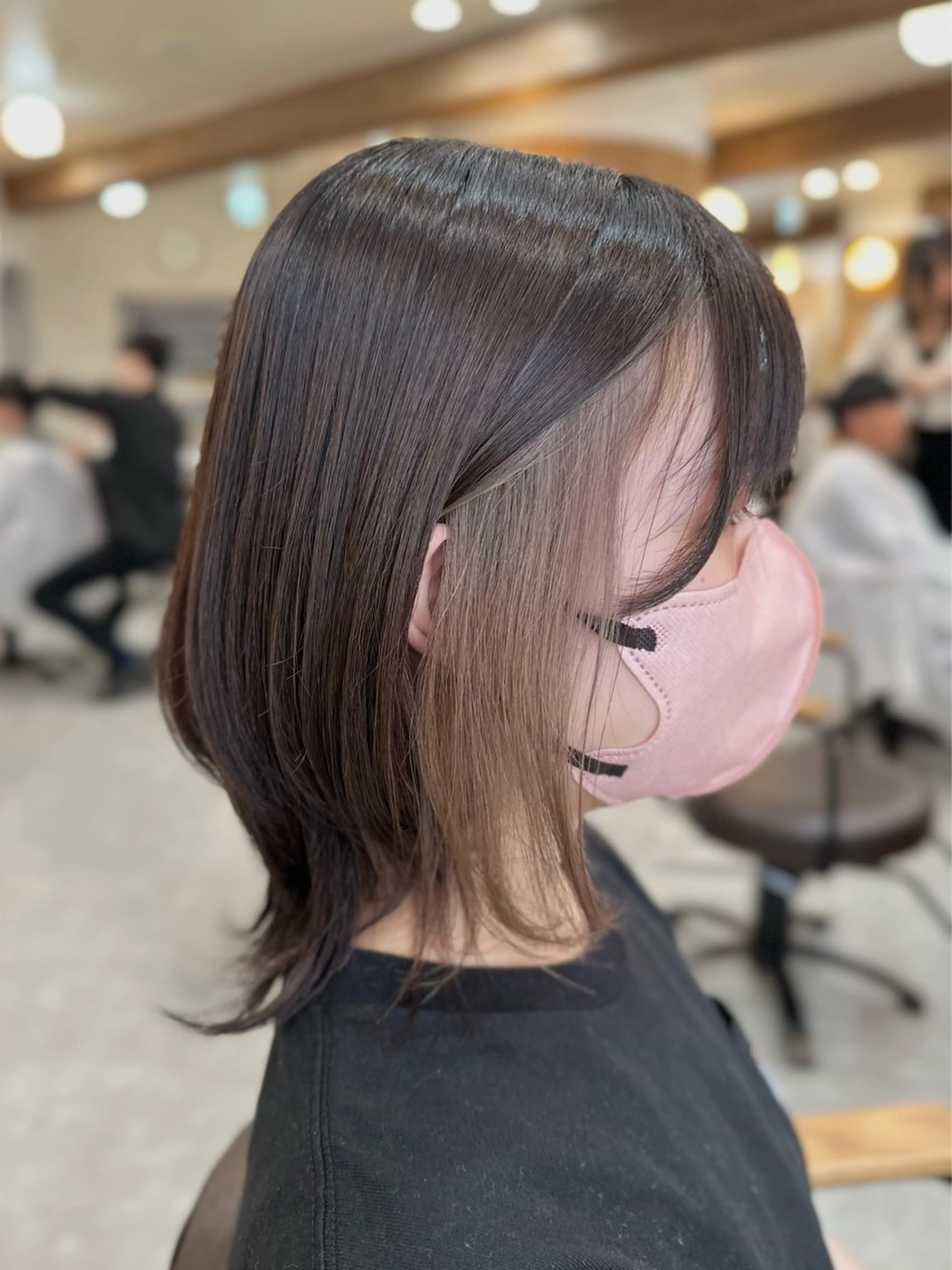 [ミニモ限定価格!!]🍒似合わせカット＋高発色N.カラー＋イヤリングカラー(ブリーチあり)🍒の写真