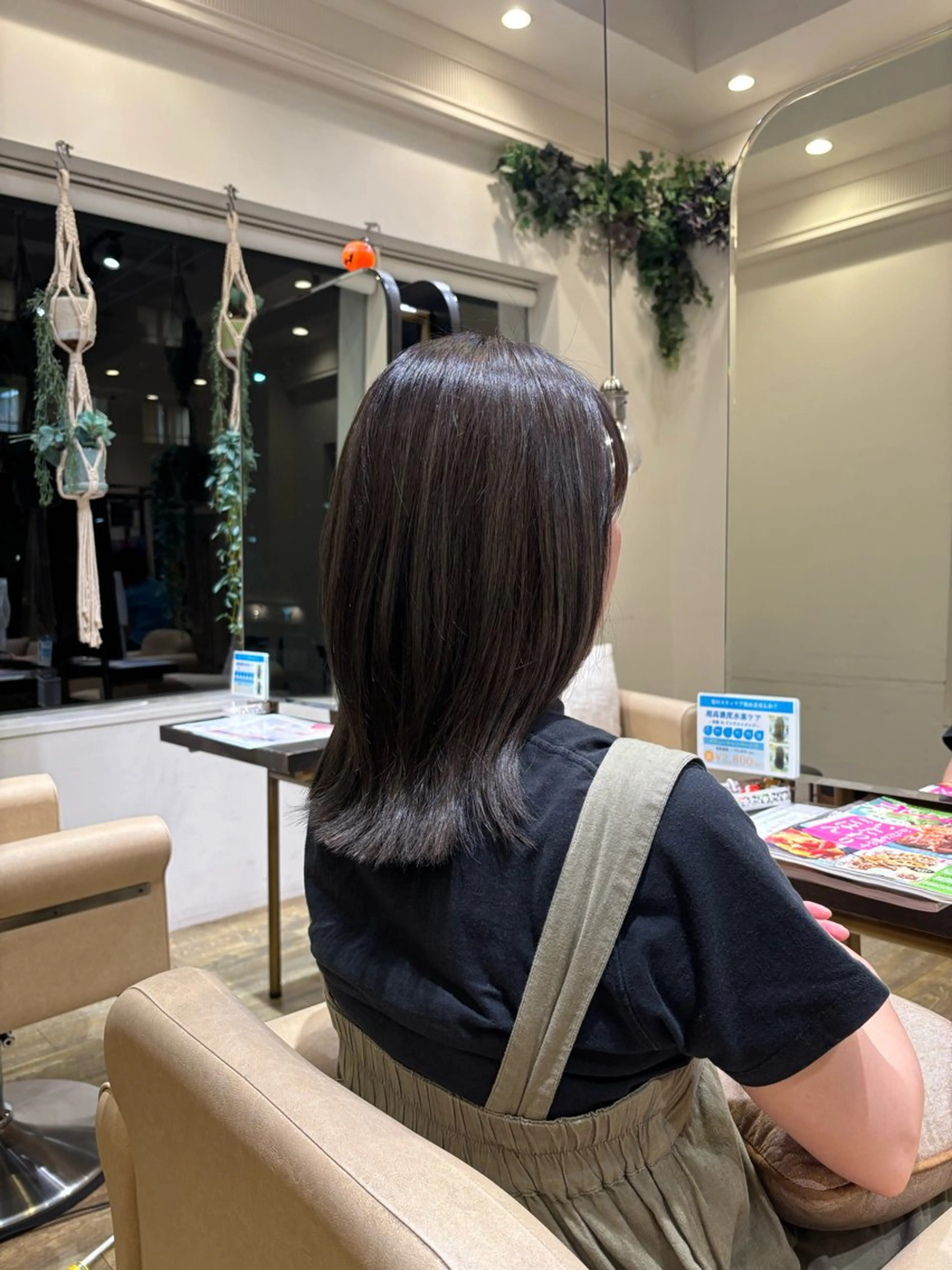 ミディアム レイヤーカット カット ヘアカラー 和泉市/mahae/ 齋藤のヘアスタイル