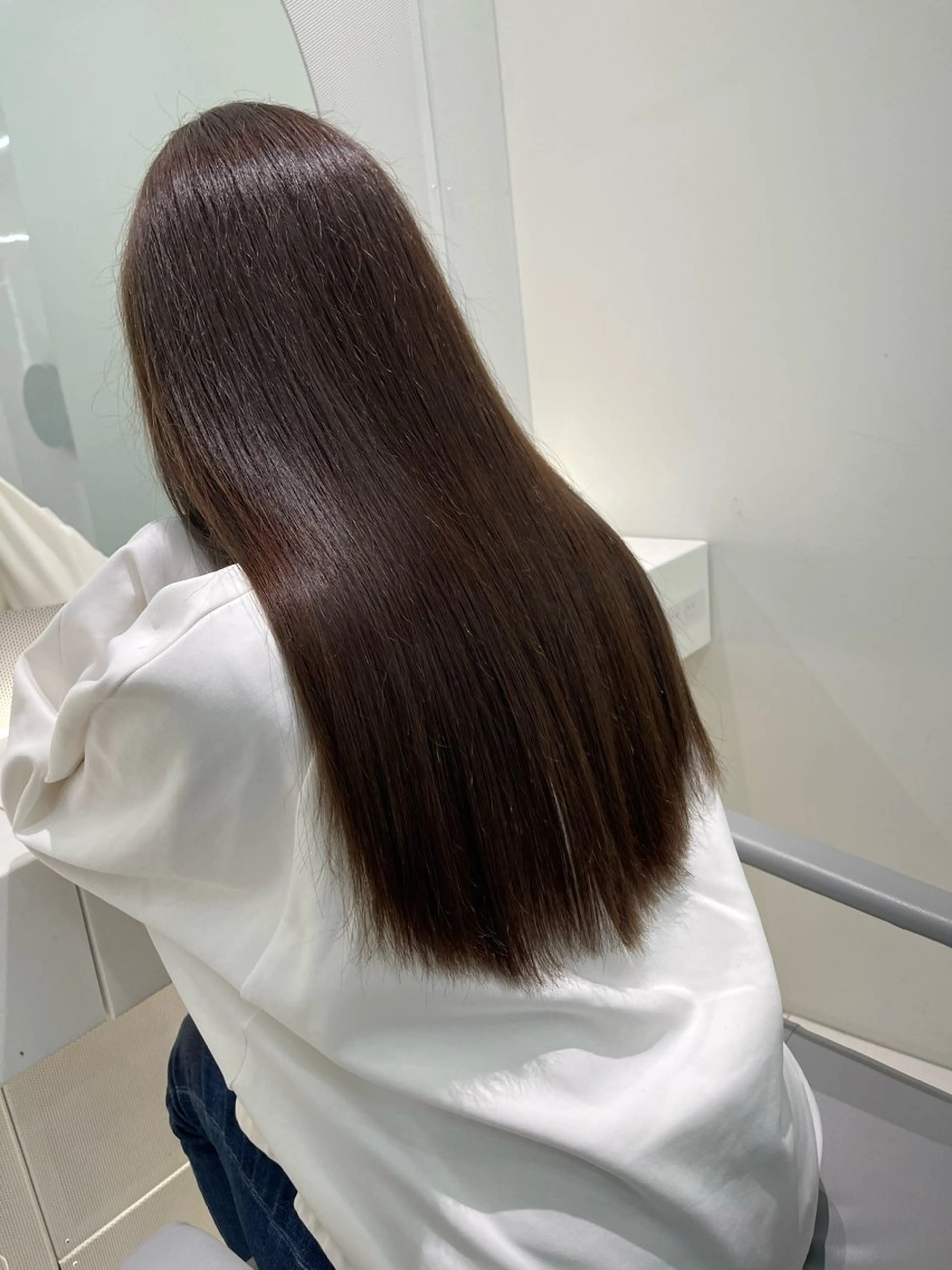 ロング カラー ブラウンカラー トリートメント /カラー/NAOKIのヘアスタイル