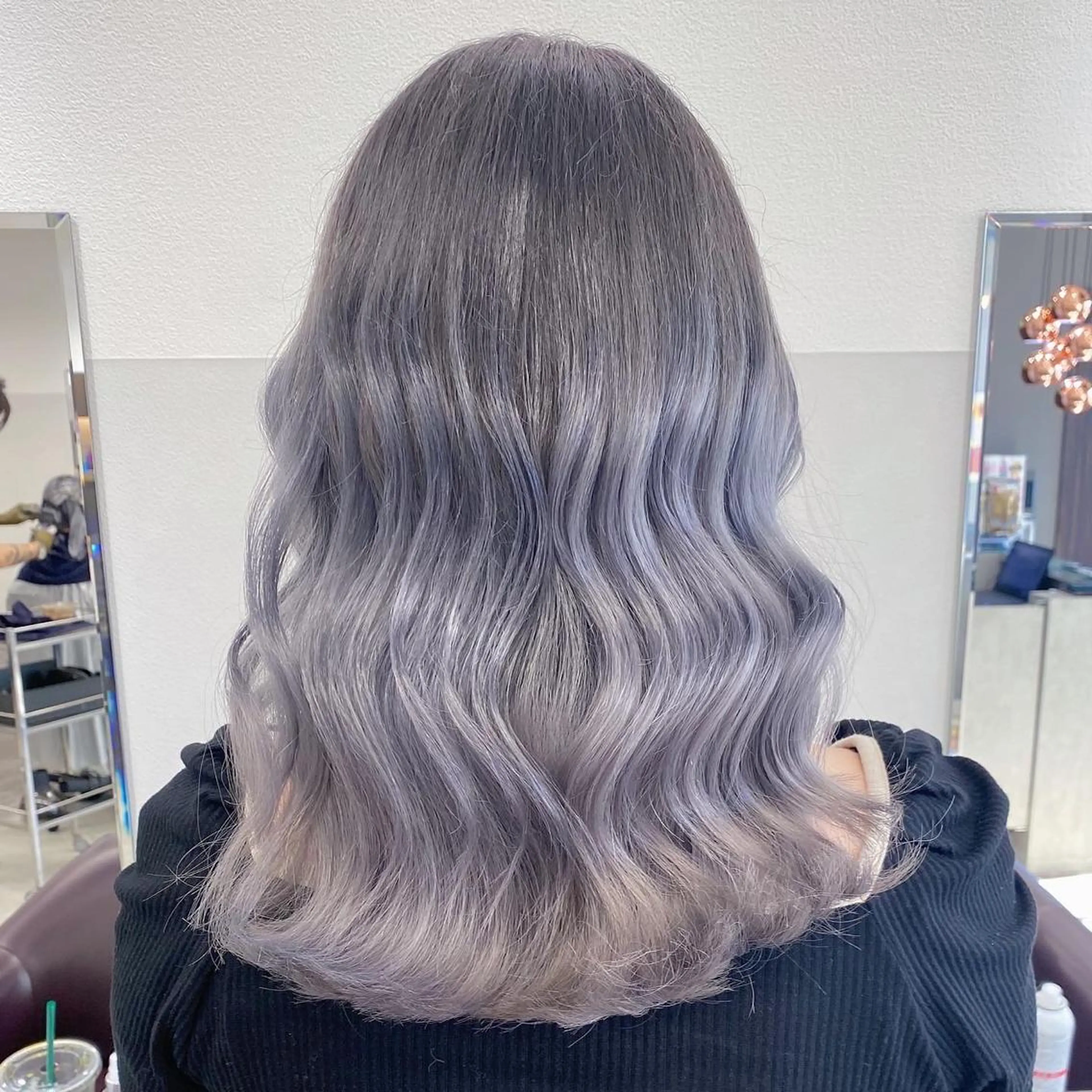 セミロング カラー jill by gisel＿奥家のヘアスタイル