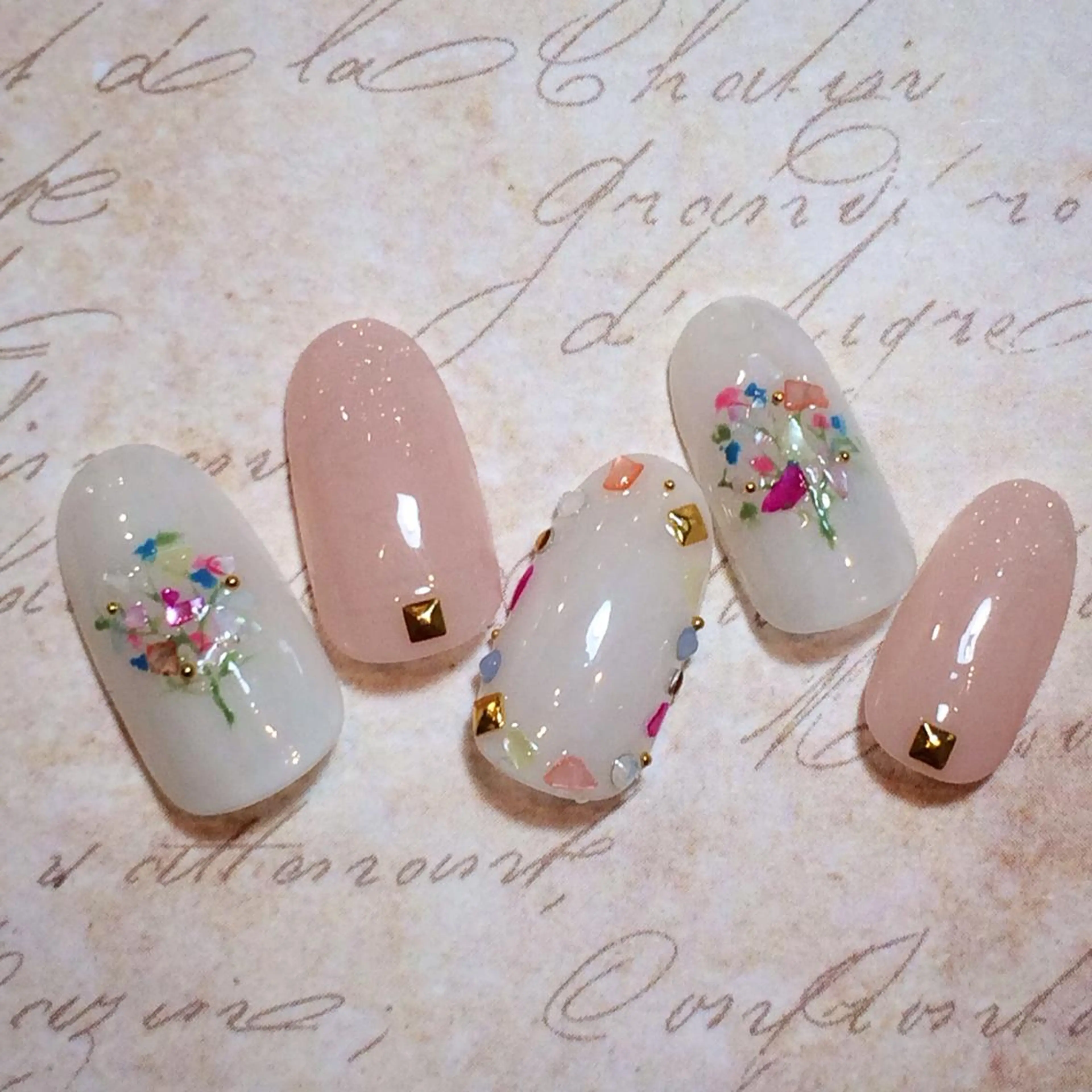 ネイル フラワーネイル jdn kayokoのネイルデザイン