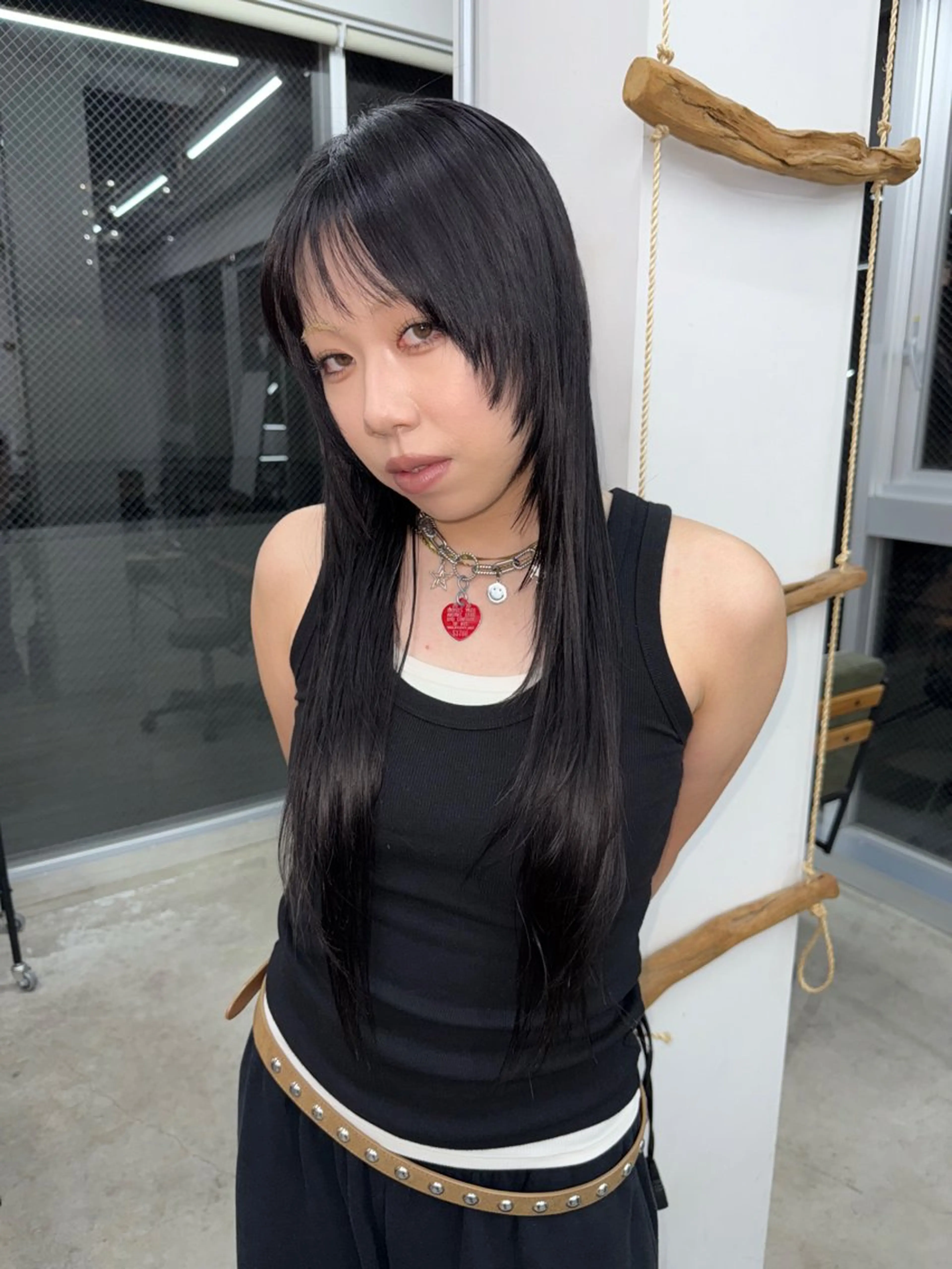 ロング シールエクステ エクステ PARKiiiNG所属・m a iのヘアスタイル