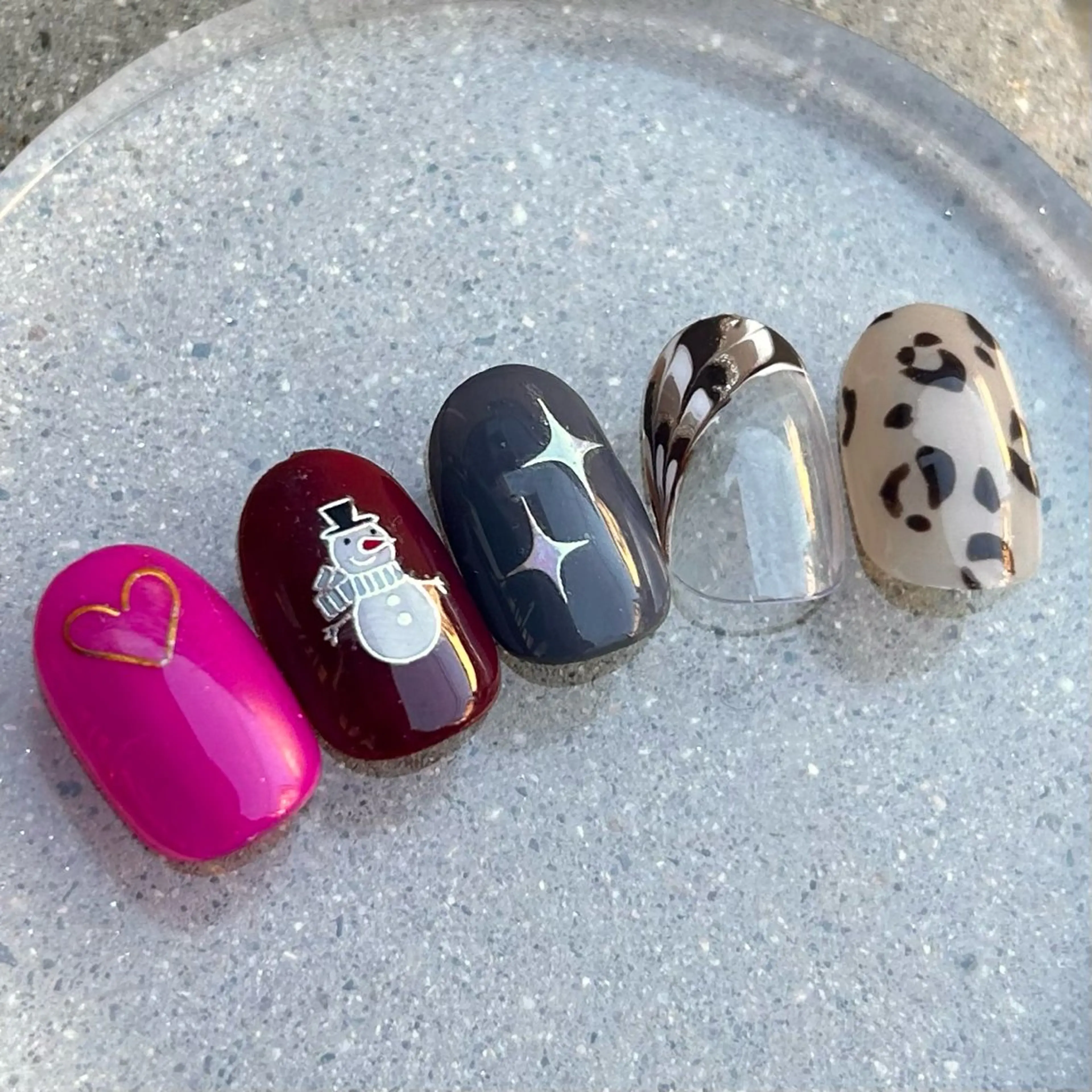 【ハンド💅✨/アート２本🩵】サンプルからデザイン選択②（オフあり）の写真